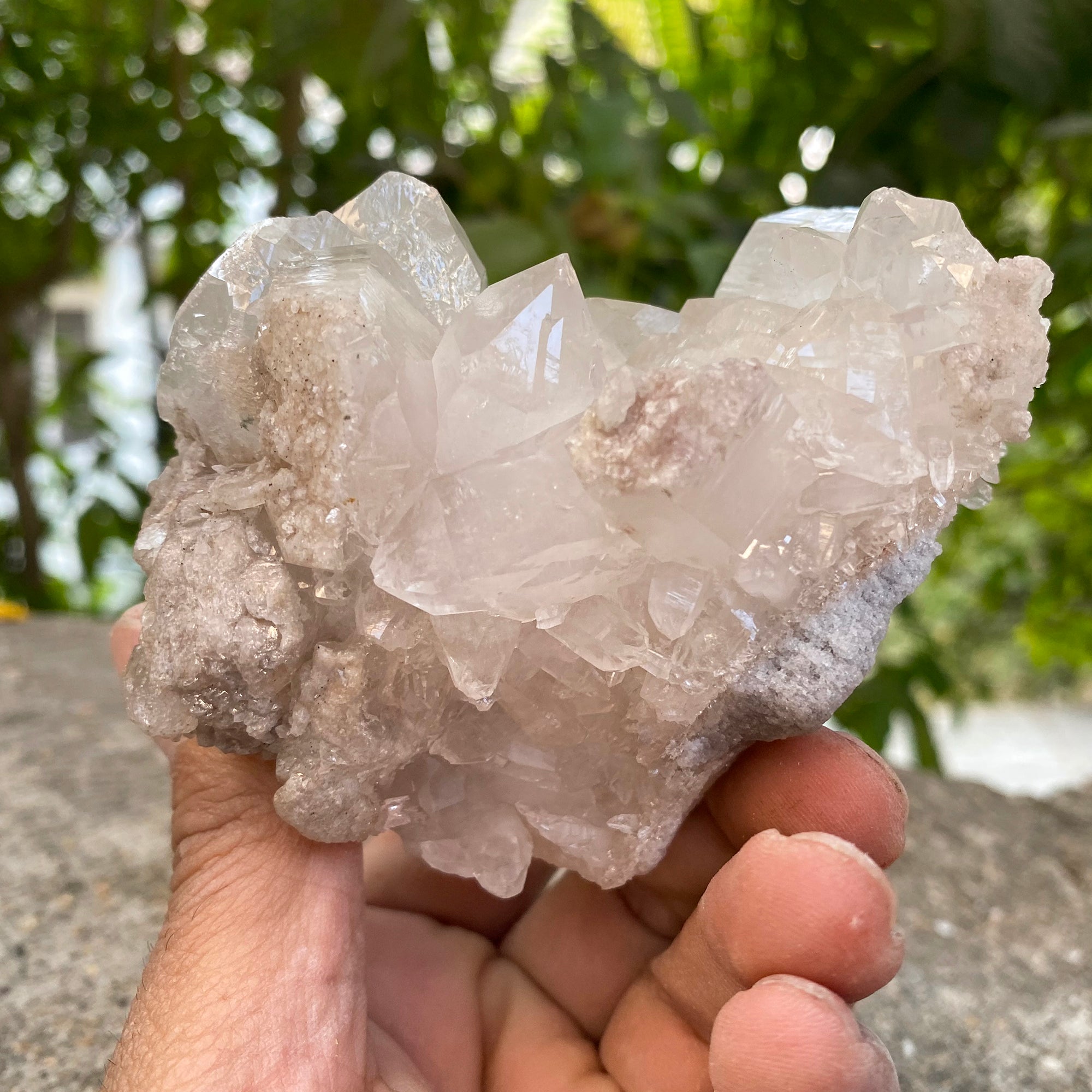 Natural Himalayan White Quartz Cluster 420g Healing Crystal