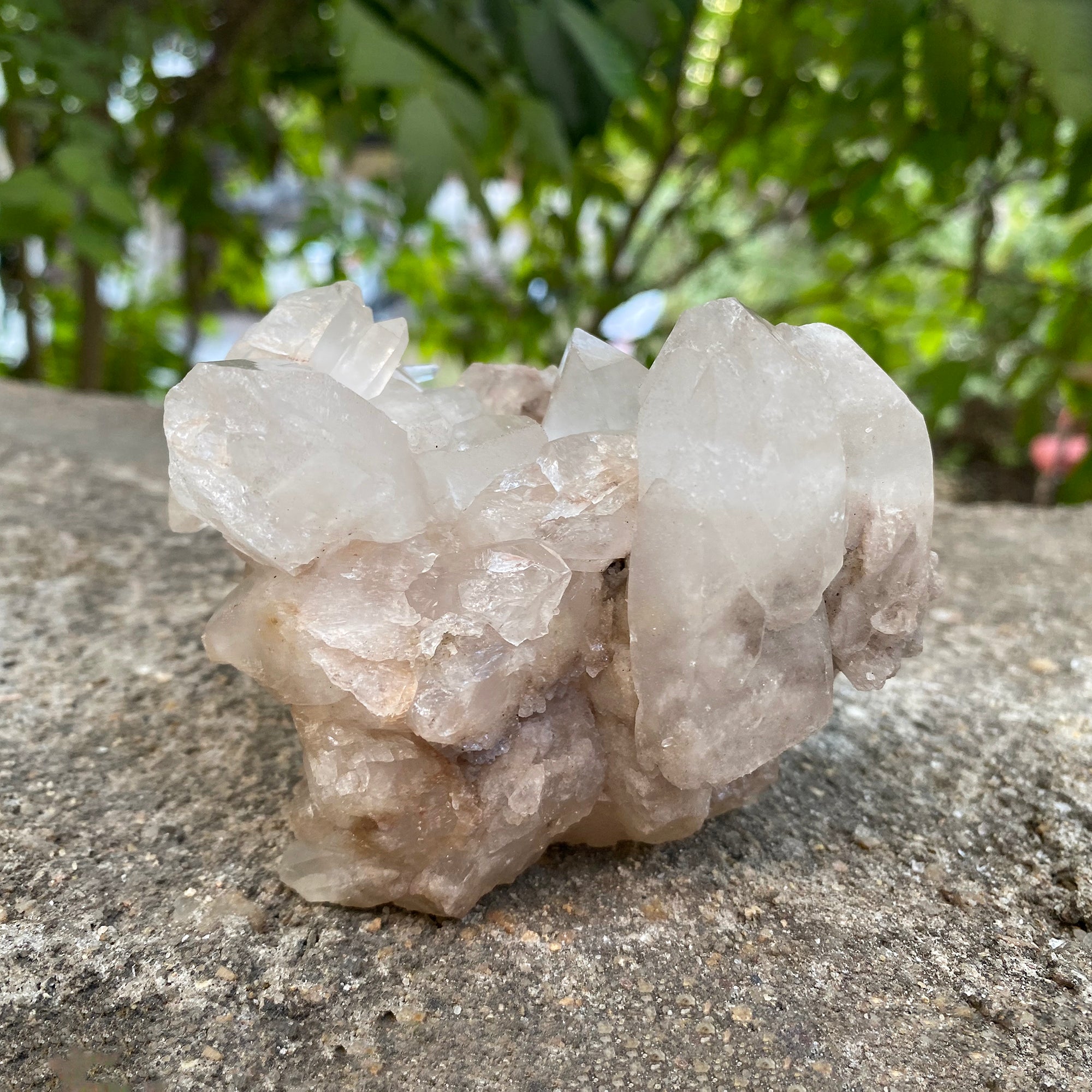 Natural Himalayan White Quartz Cluster 420g Healing Crystal