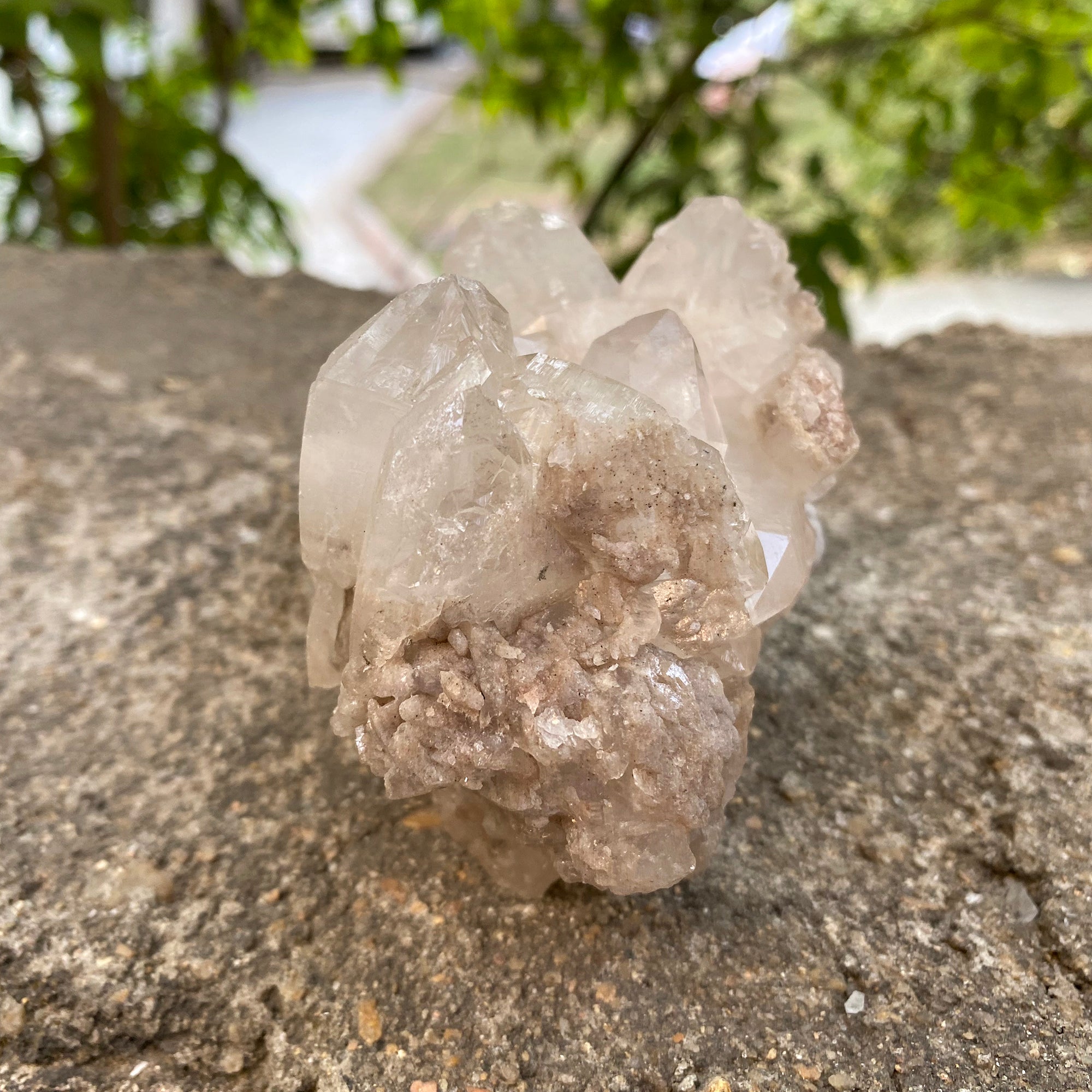 Natural Himalayan White Quartz Cluster 420g Healing Crystal