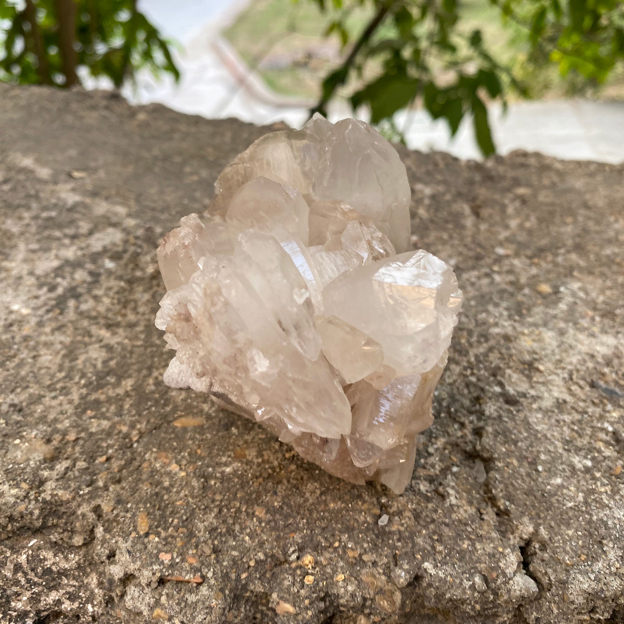 Natural Himalayan White Quartz Cluster 420g Healing Crystal