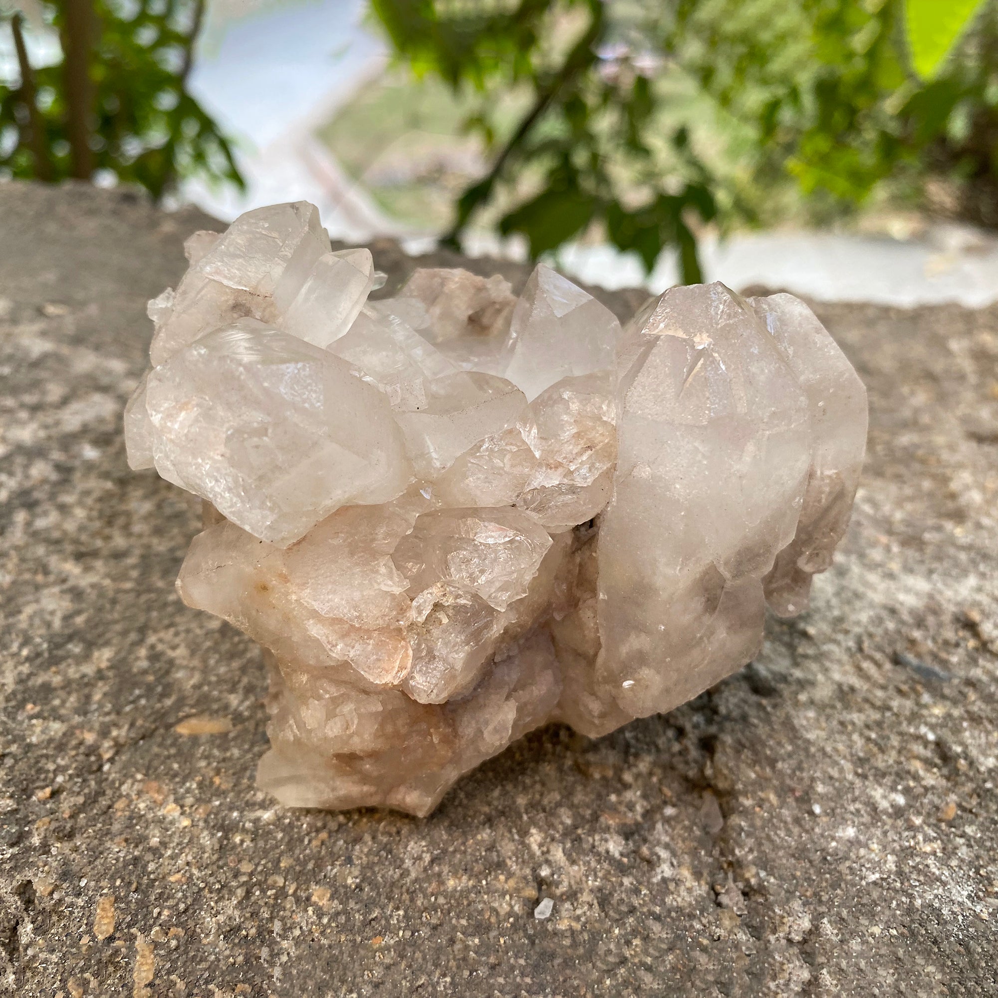 Natural Himalayan White Quartz Cluster 420g Healing Crystal