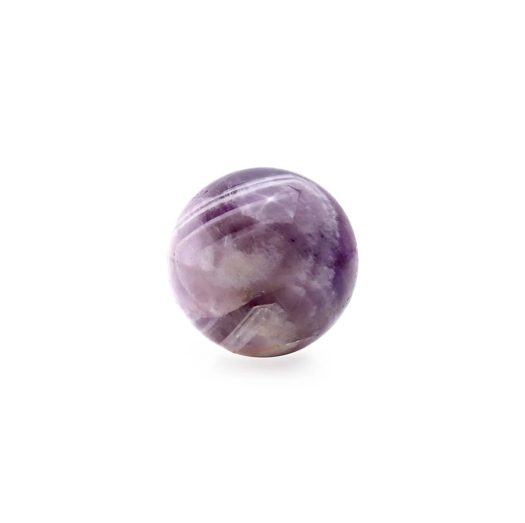 Natural Amethyst Crystal Ball – Reiki Energy Stone for Home & Office