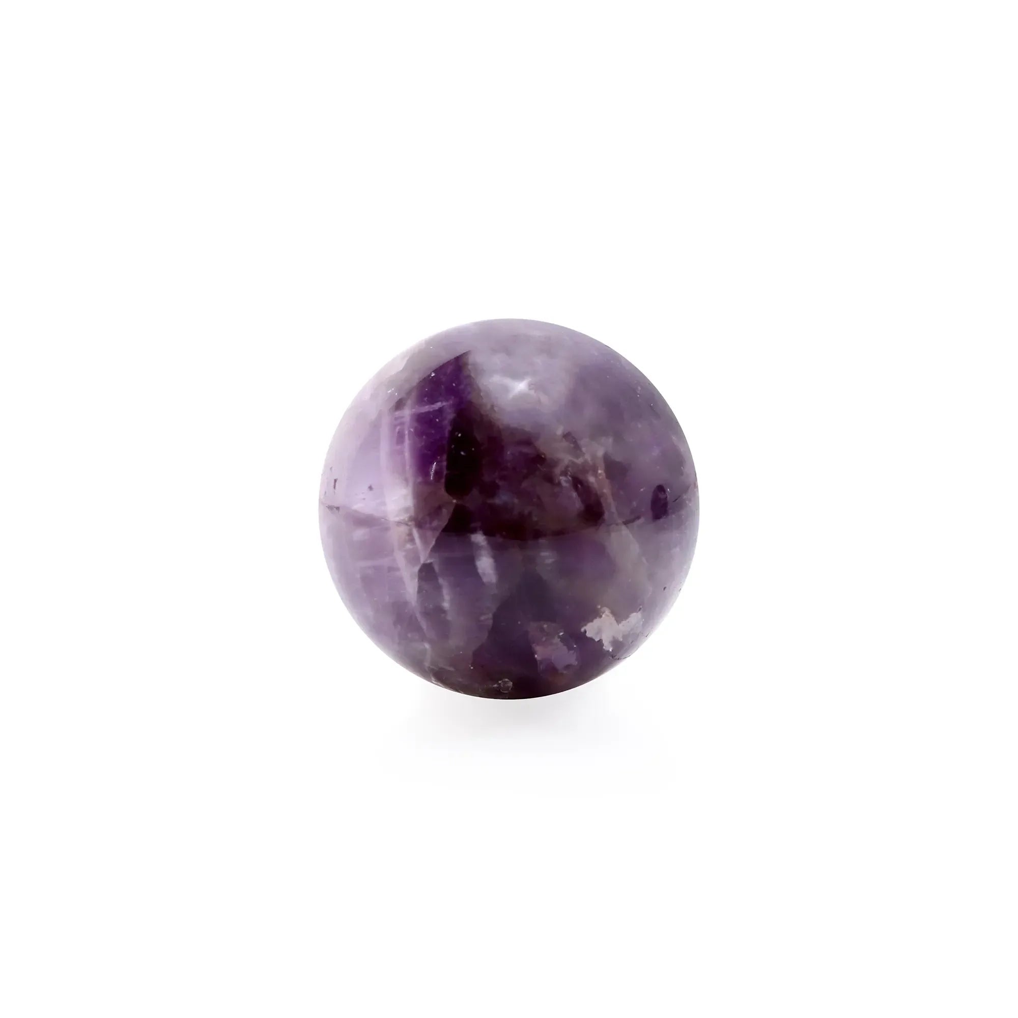 Natural Amethyst Crystal Ball – Reiki Energy Stone for Home & Office
