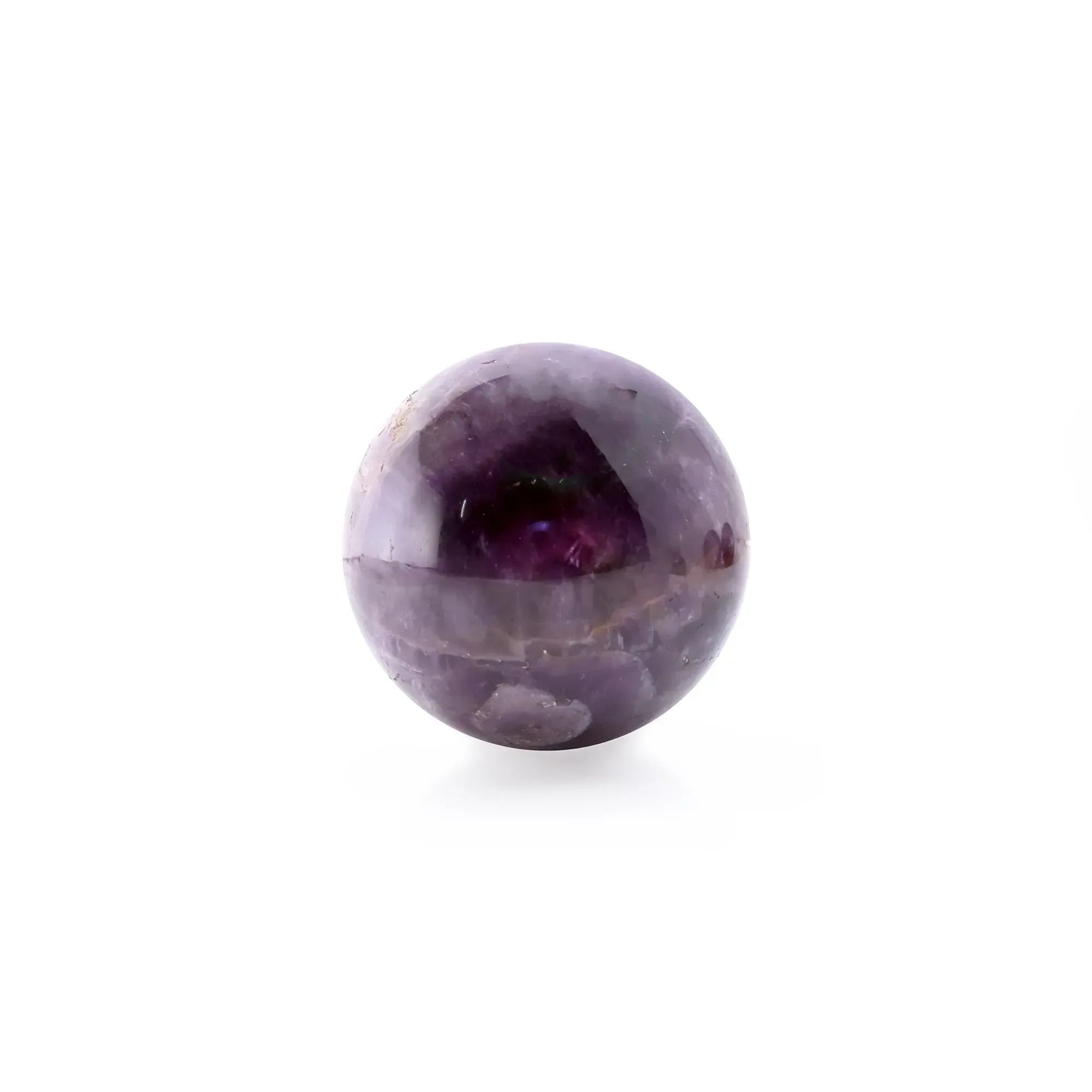 Natural Amethyst Crystal Ball – Reiki Energy Stone for Home & Office