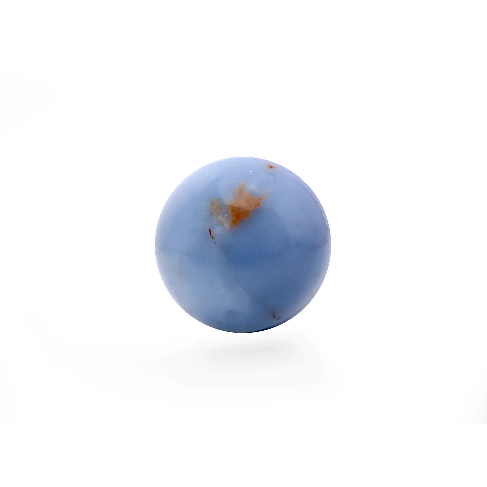 Angelite Sphere Ball – Natural Calming Crystal for Peace & Spiritual Connection sphere balls
