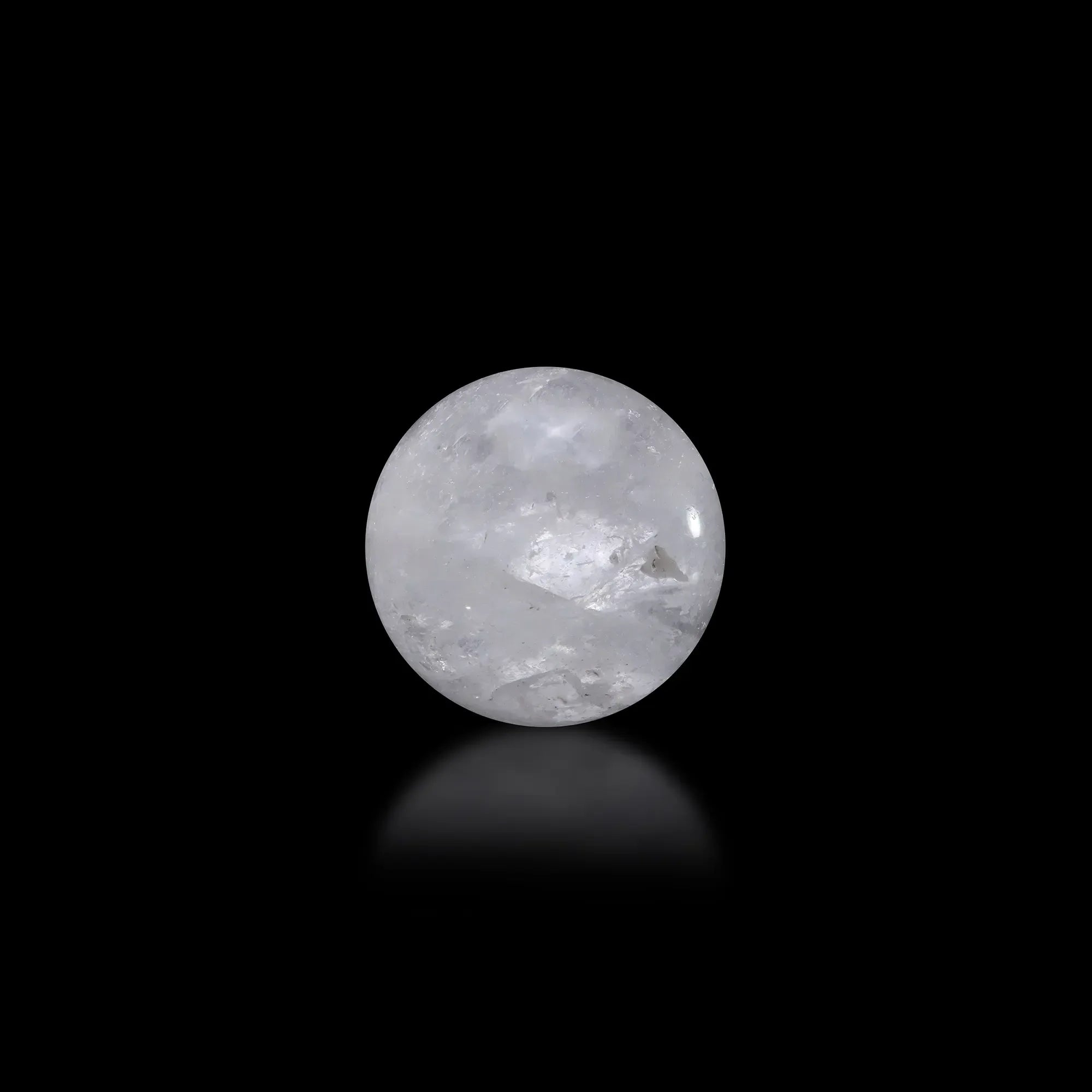 Crystal Sphere Ball – Natural Clear Quartz Healing Crystal for Home & Meditation