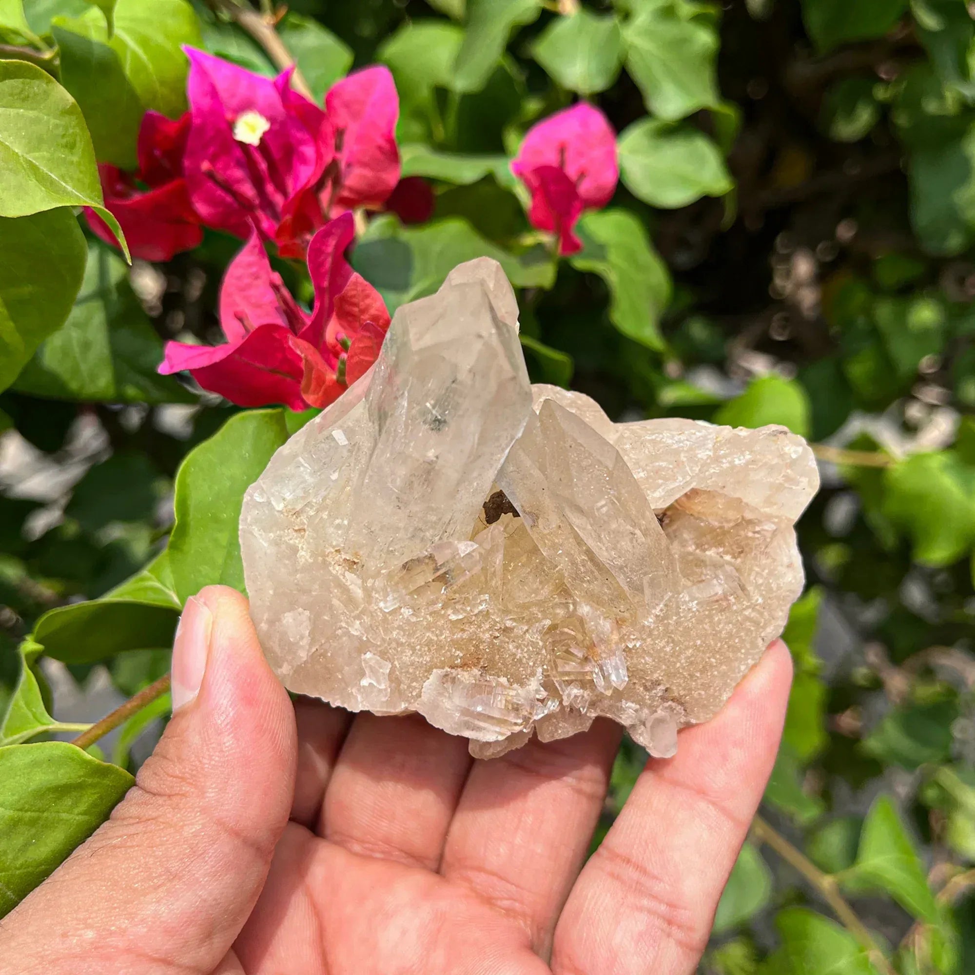 Natural Himalayan White Quartz Cluster 205g Himalayan Quartz