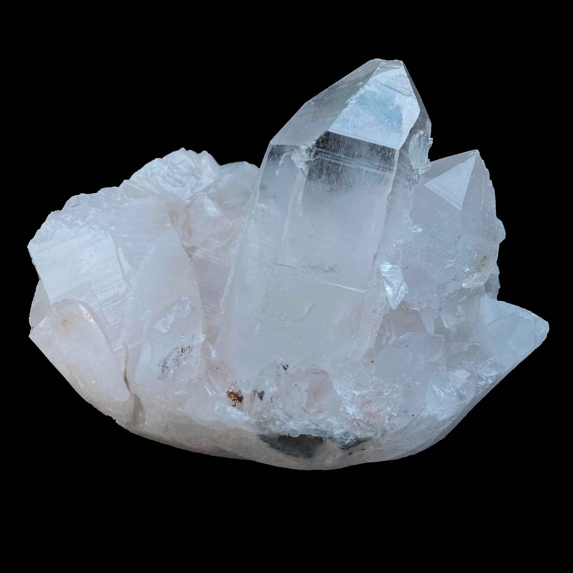 Natural Himalayan White Quartz Cluster 630g