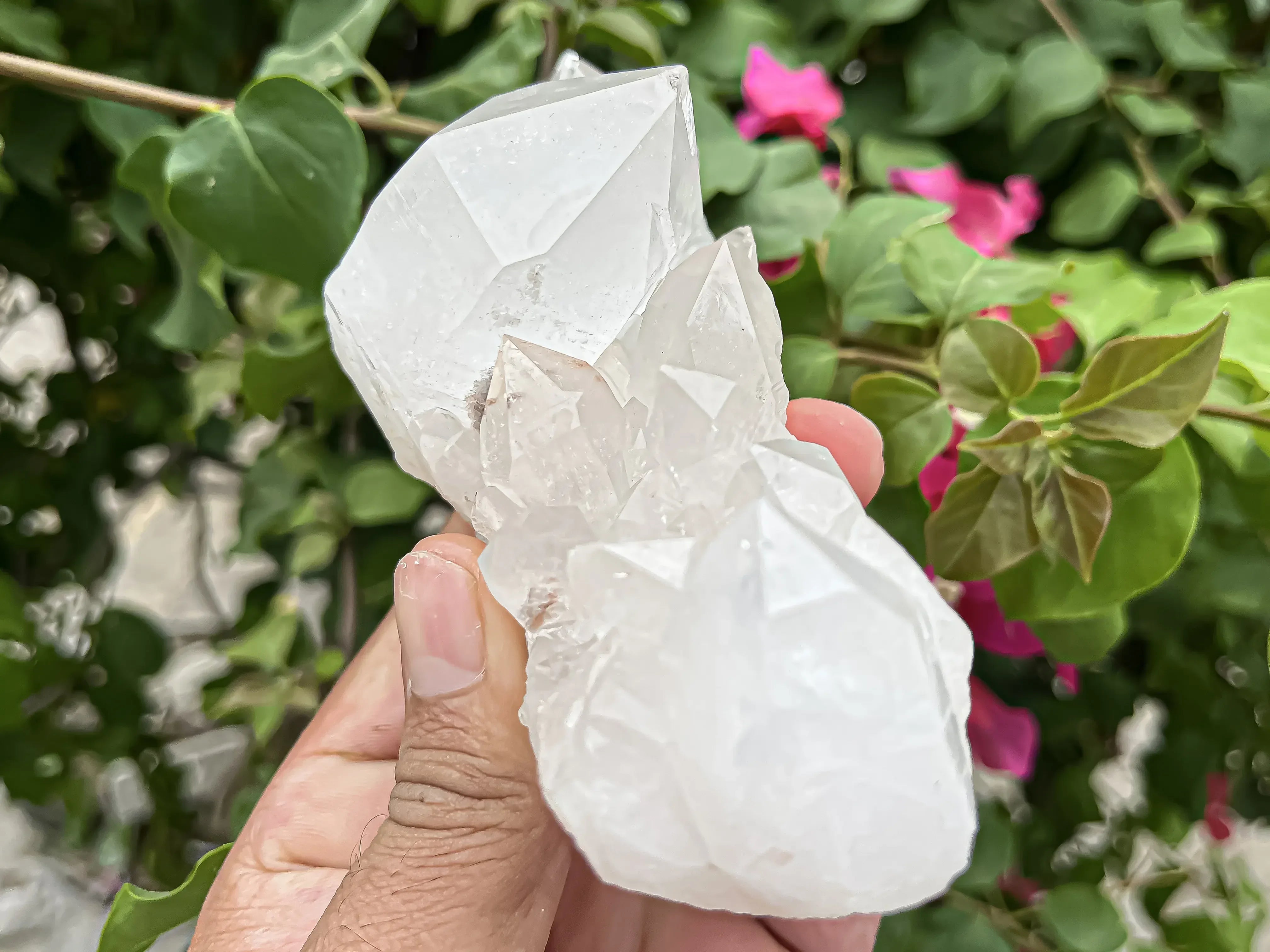 Natural Himalayan White Quartz Cluster 340g Himalayan Quartz