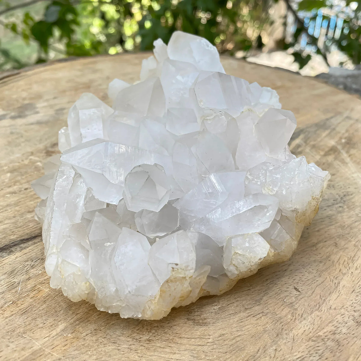 Natural Himalayan White Quartz Cluster 660g Himalayan Quartz