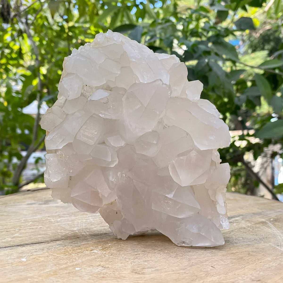 Natural Himalayan White Quartz Cluster 660g Himalayan Quartz