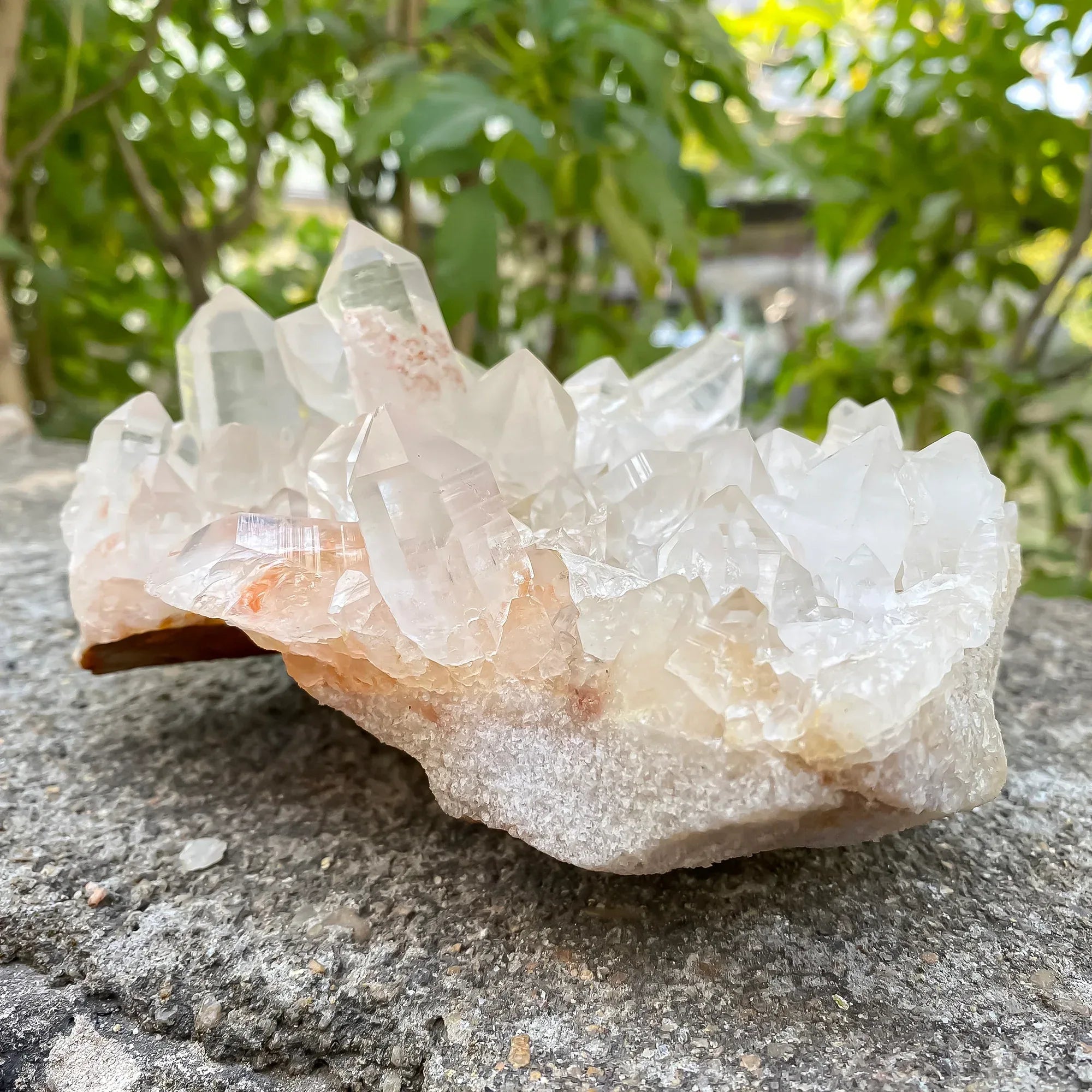 Natural Himalayan Pink Quartz Cluster 1500g Himalayan Quartz
