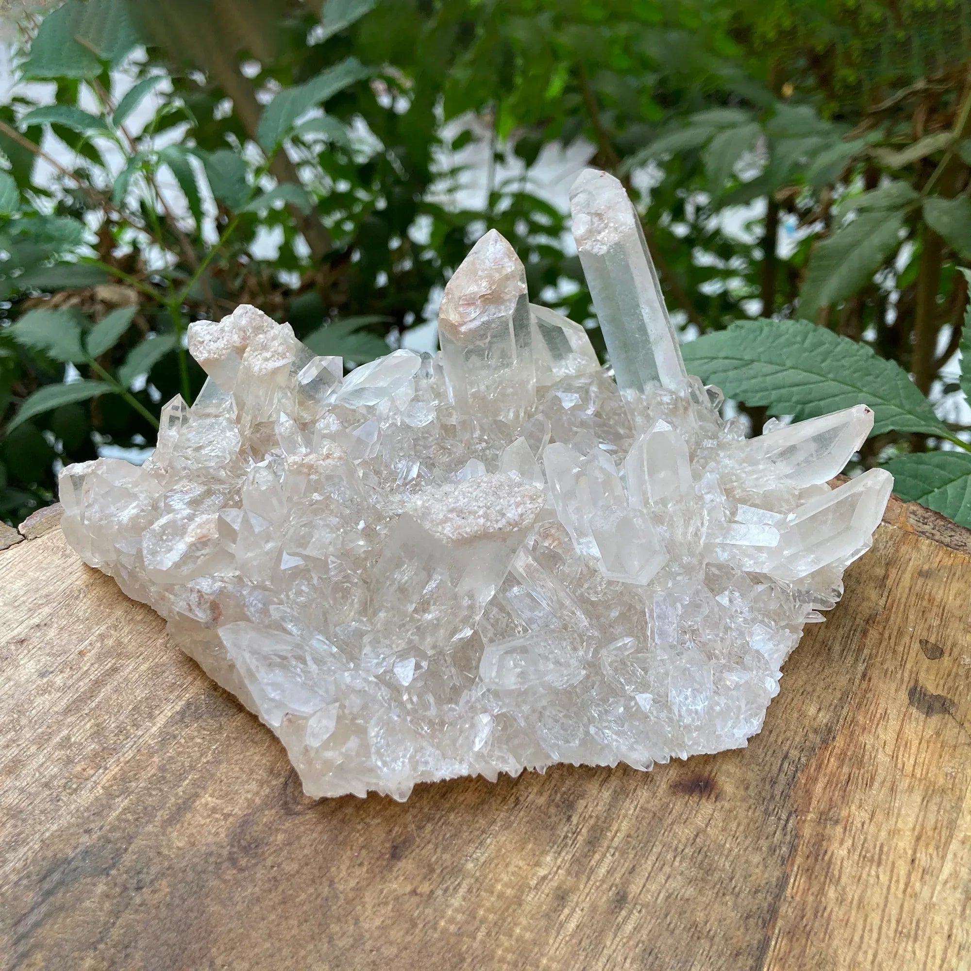 Natural Himalayan White & Pink Quartz Cluster 345g Himalayan Quartz
