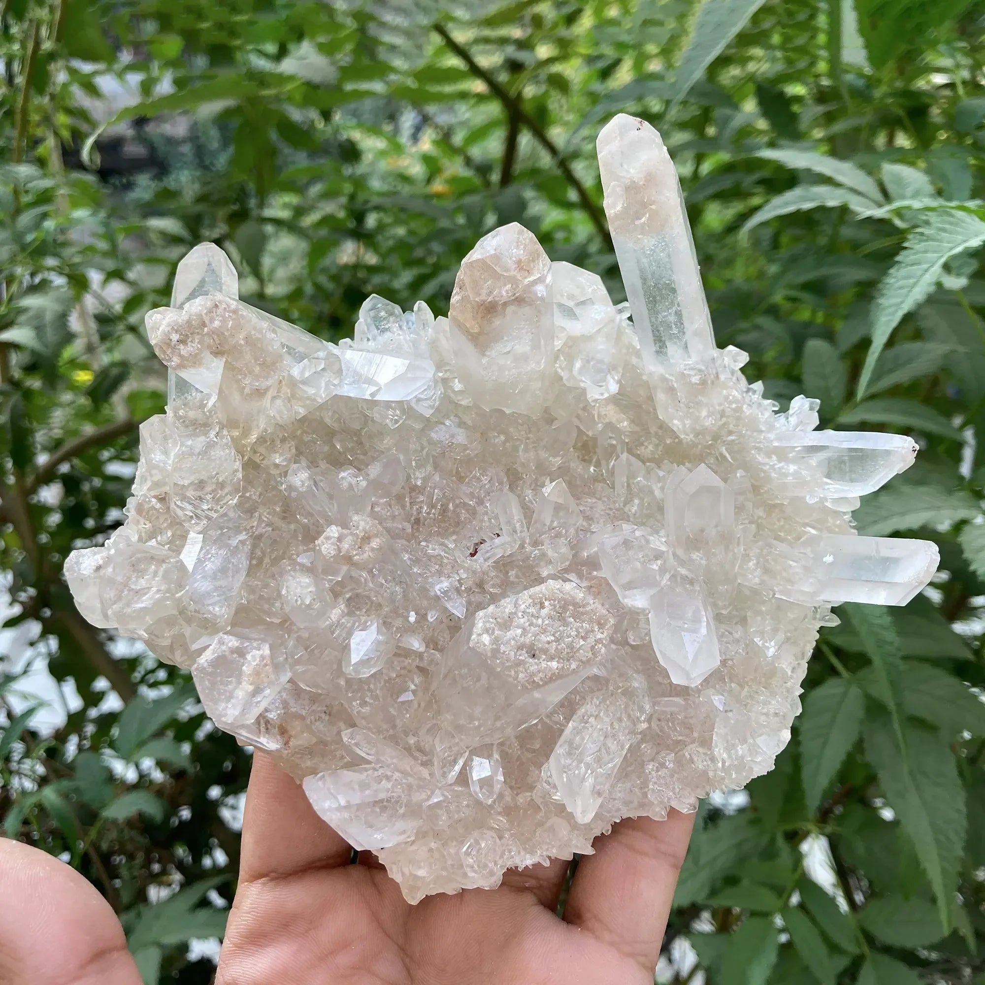 Natural Himalayan White & Pink Quartz Cluster 345g Himalayan Quartz