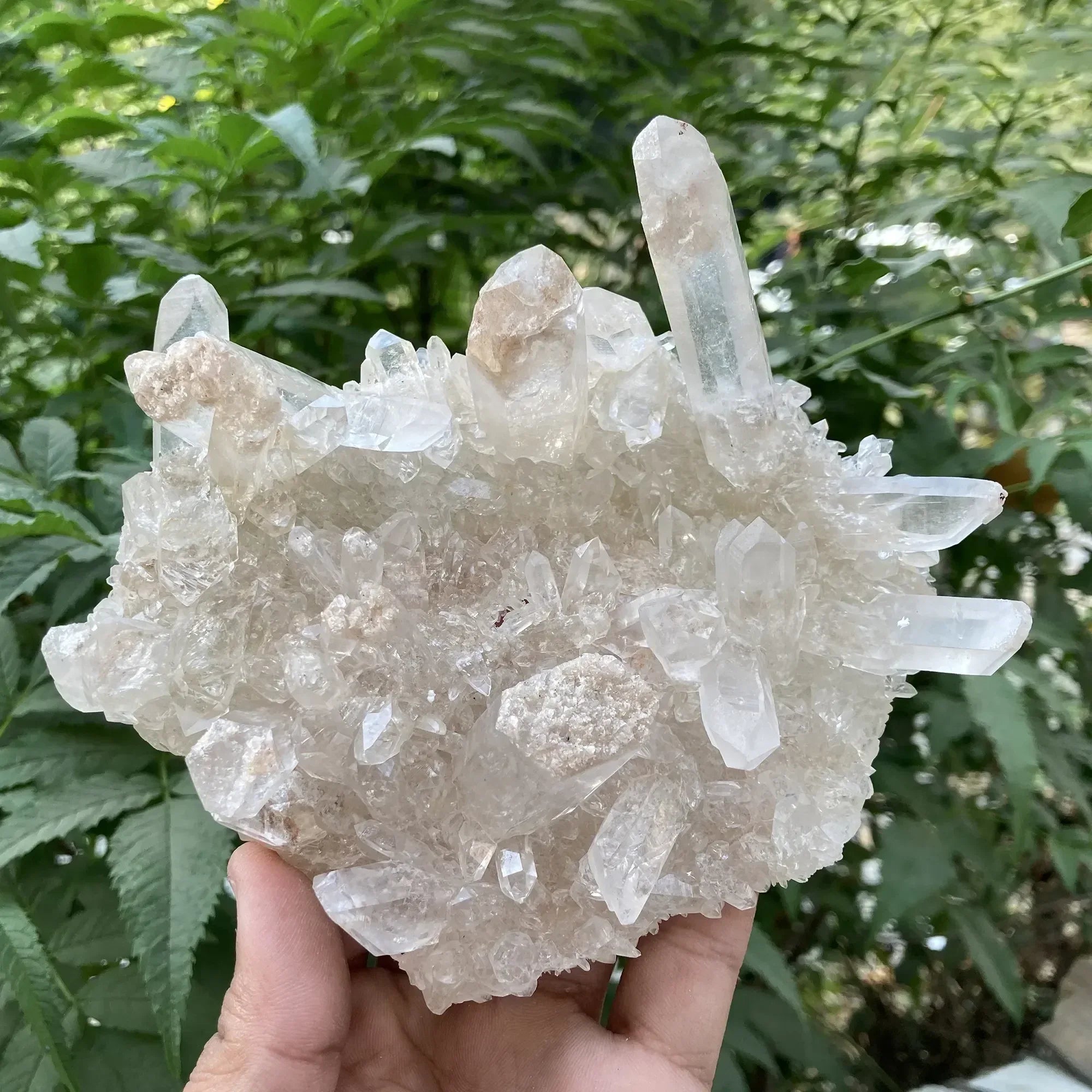 Natural Himalayan White & Pink Quartz Cluster 345g Himalayan Quartz