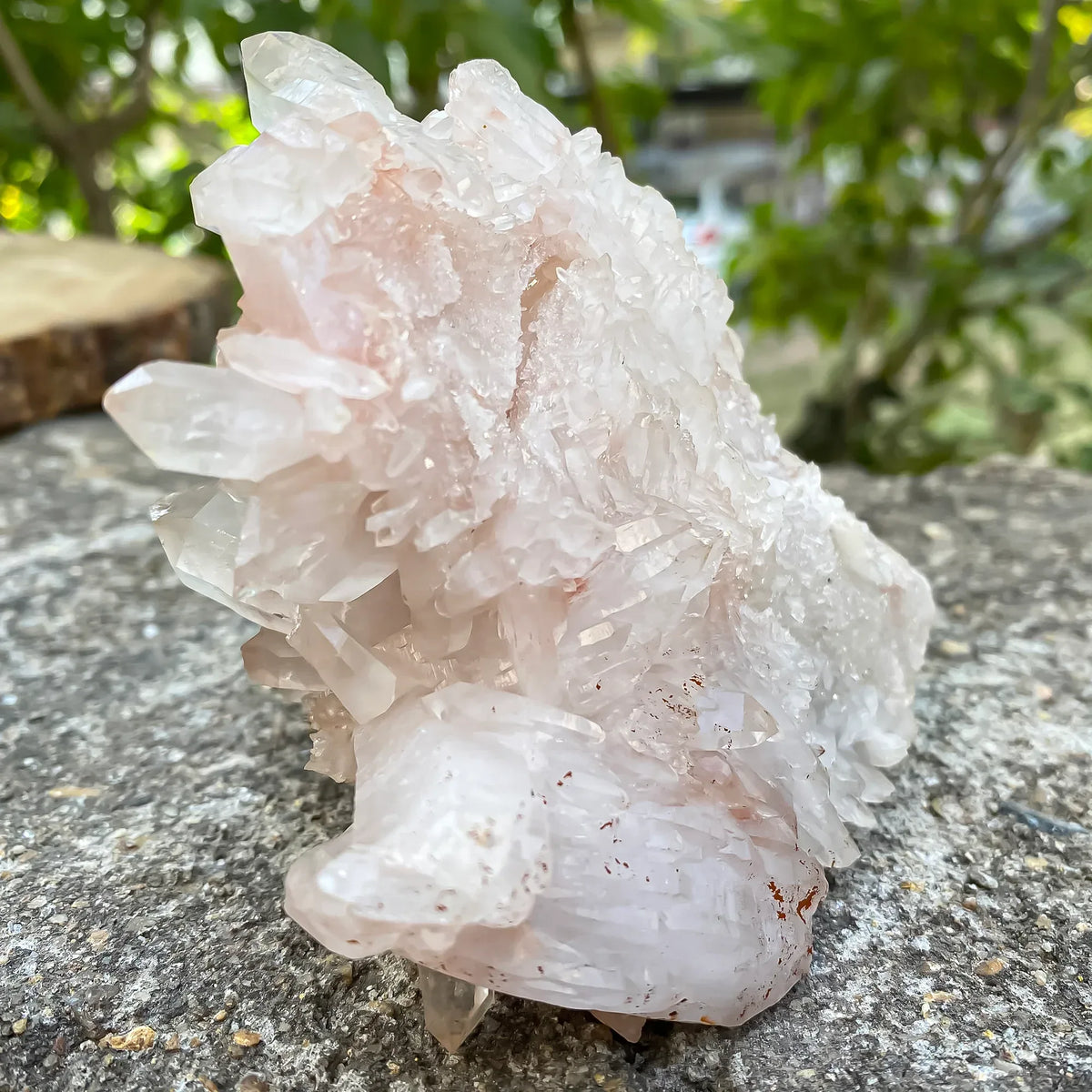Natural Himalayan Pink Quartz Cluster Himalayan Quartz
