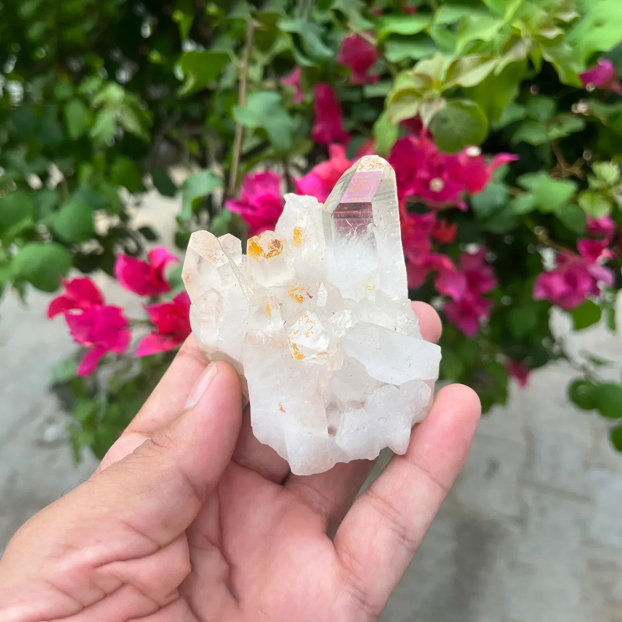 Natural Himalayan White Quartz Cluster 185g Himalayan Quartz