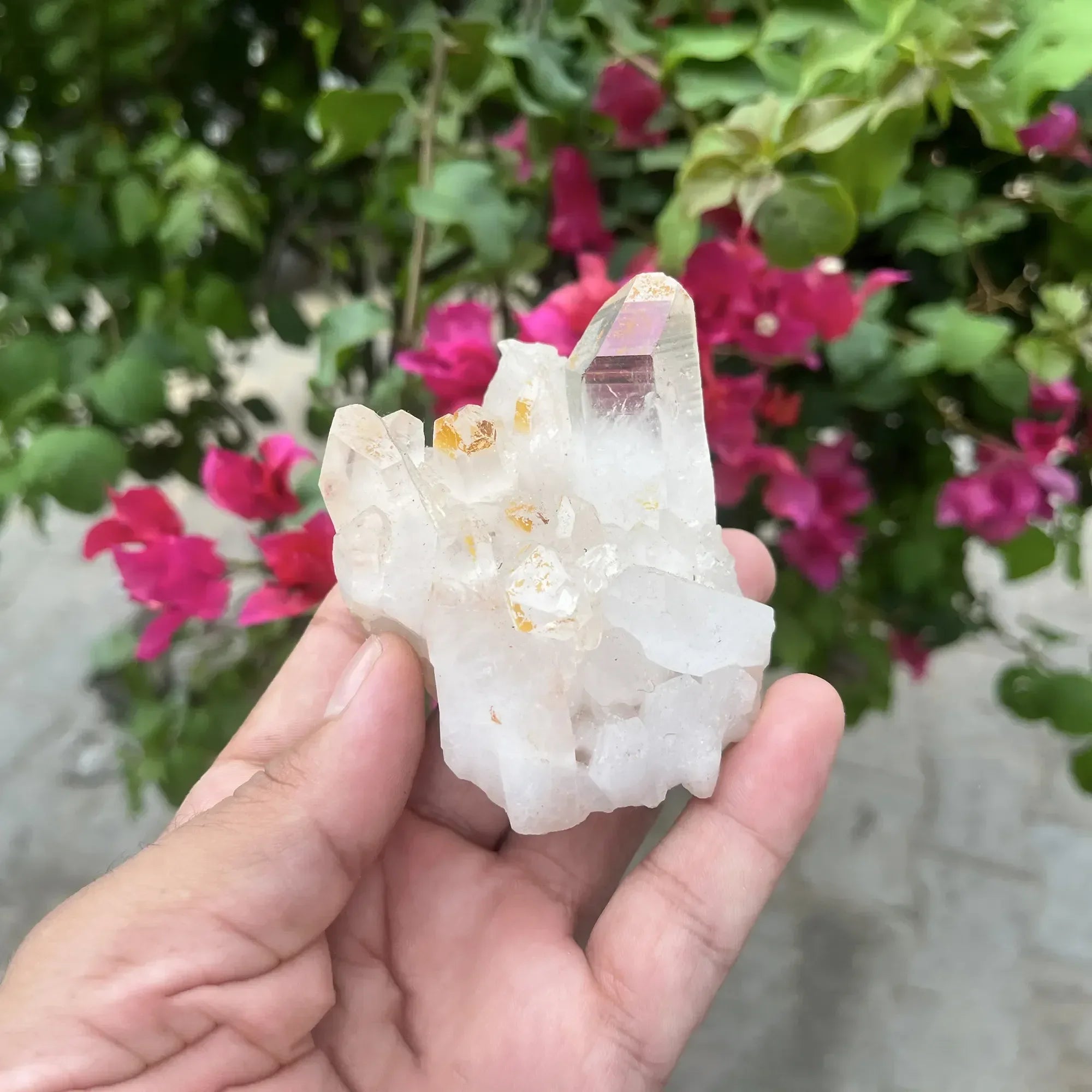 Natural Himalayan White Quartz Cluster 185g Himalayan Quartz