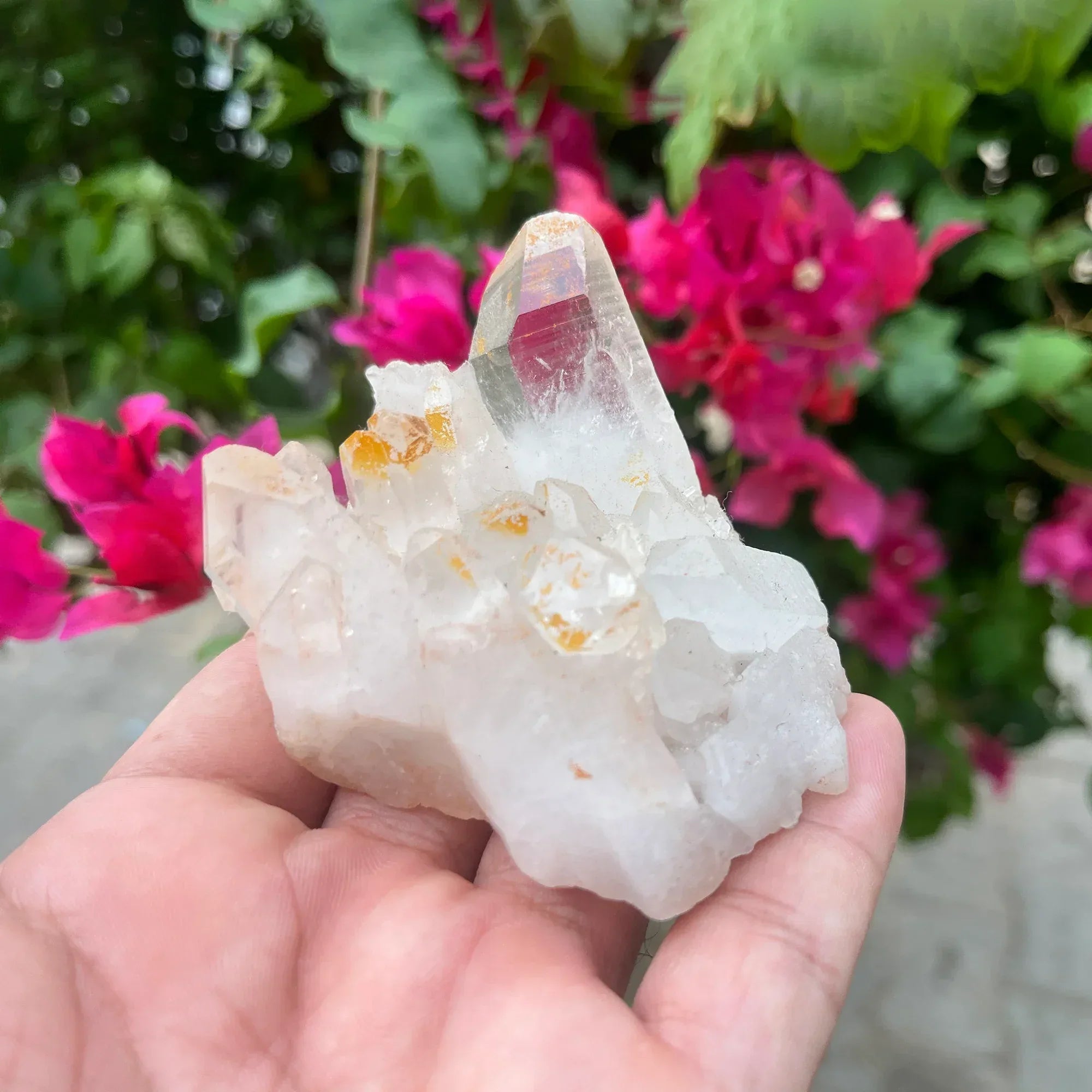 Natural Himalayan White Quartz Cluster 185g Himalayan Quartz