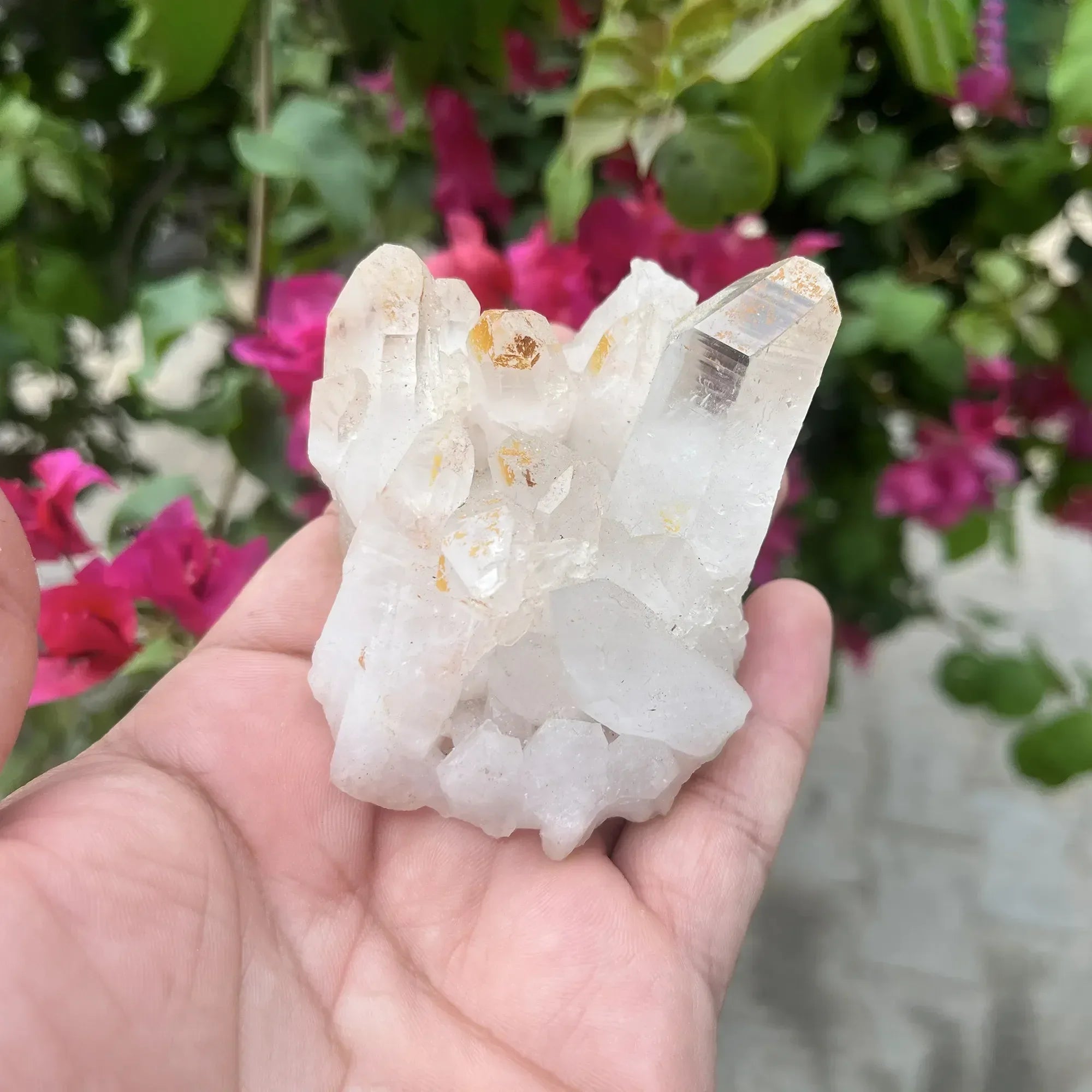 Natural Himalayan White Quartz Cluster 185g Himalayan Quartz