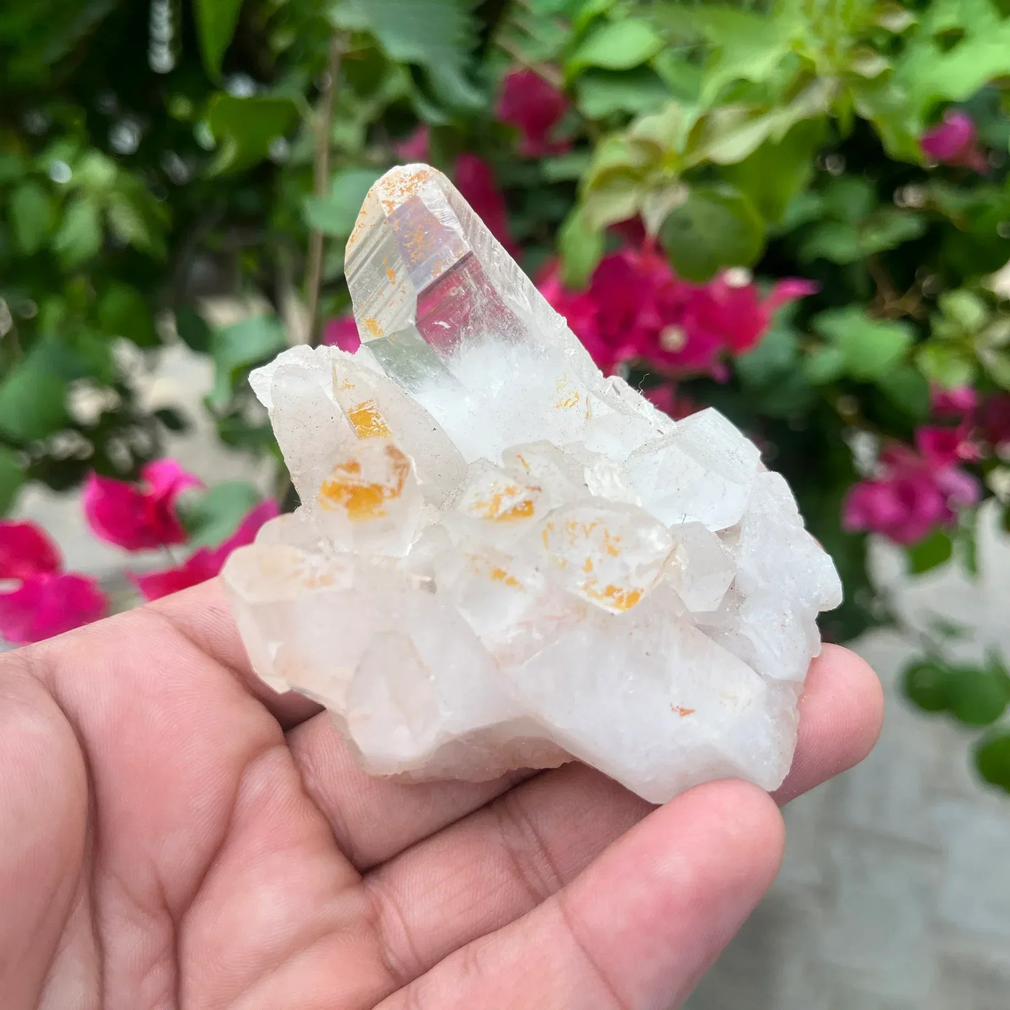 Natural Himalayan White Quartz Cluster 185g Himalayan Quartz