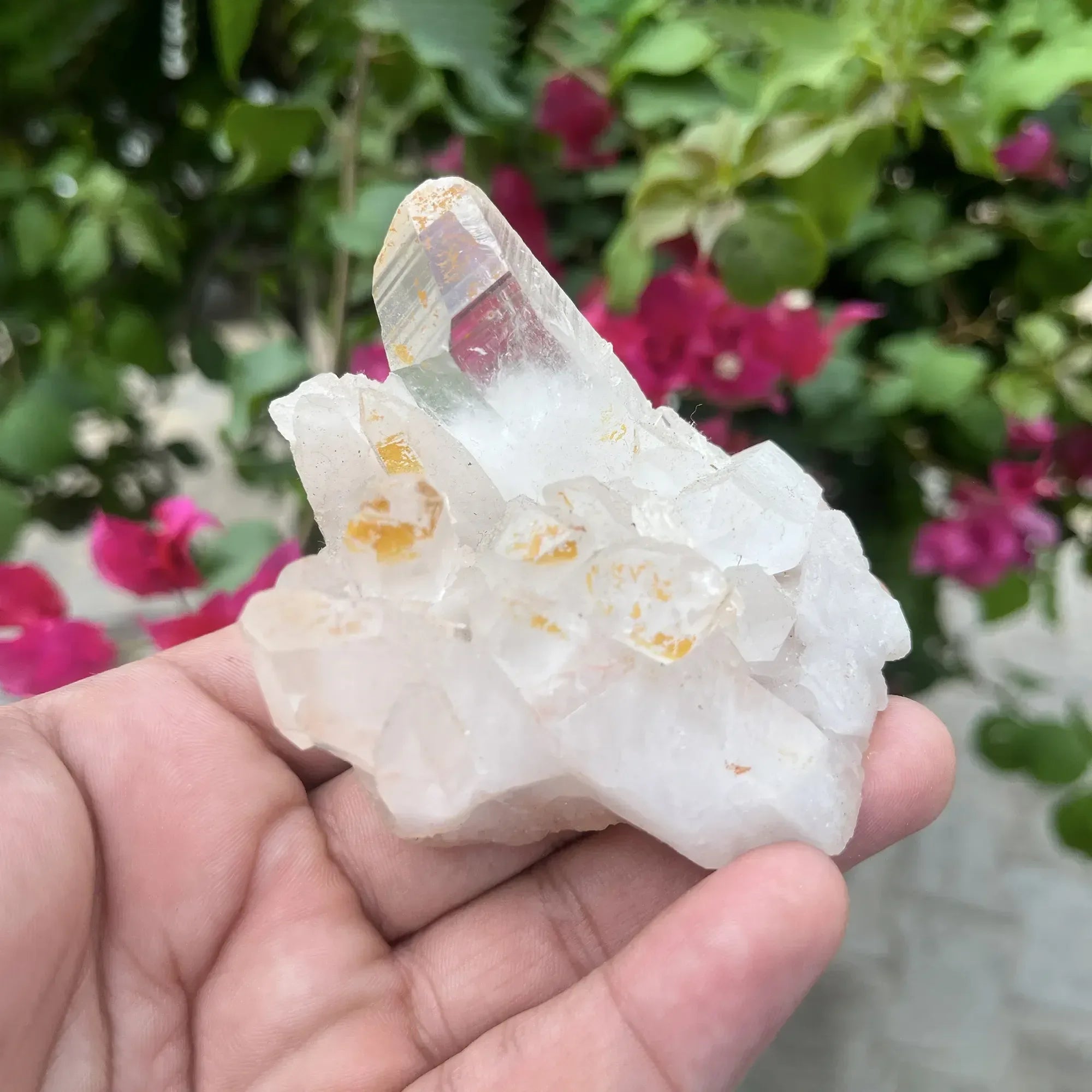 Natural Himalayan White Quartz Cluster 185g Himalayan Quartz