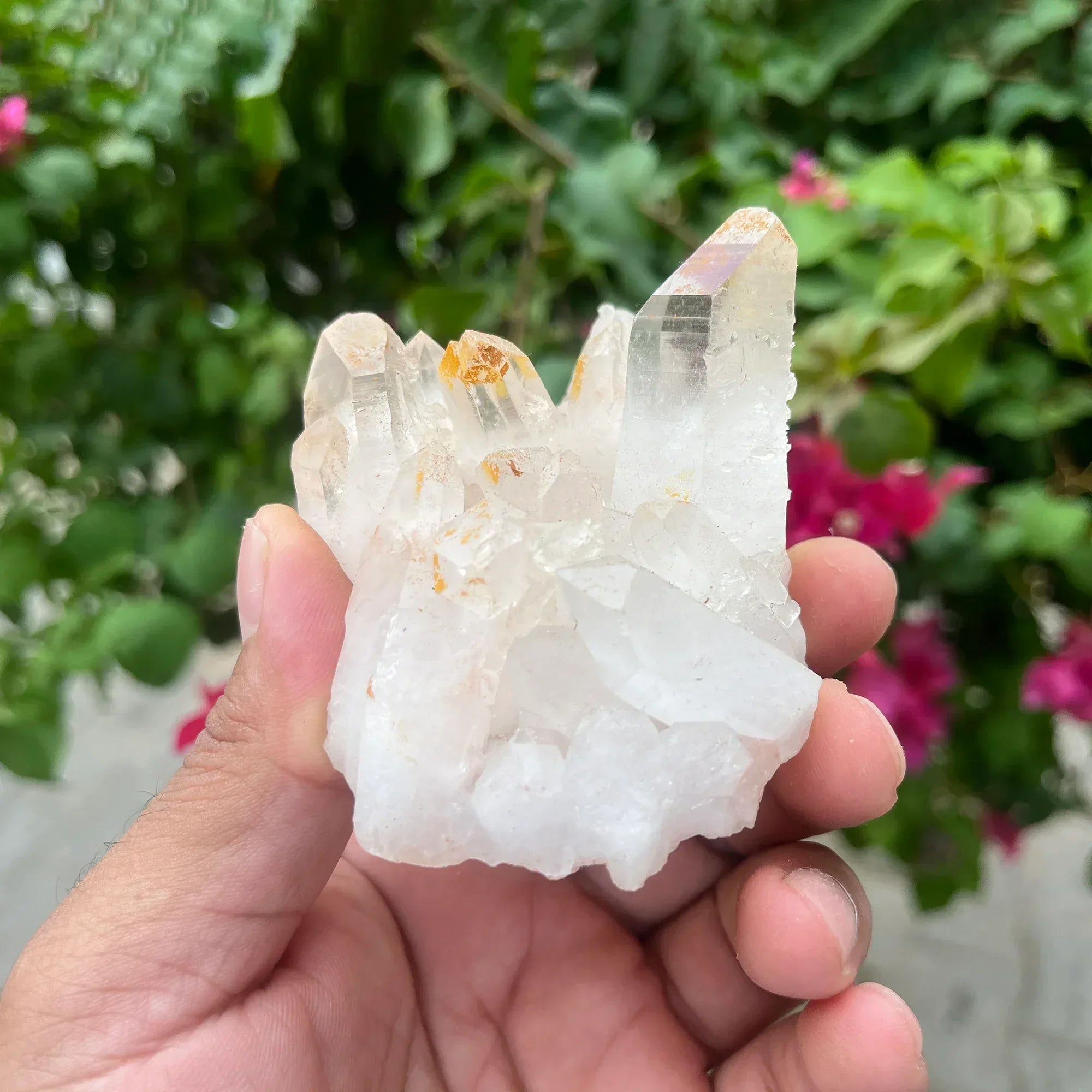 Natural Himalayan White Quartz Cluster 185g Himalayan Quartz