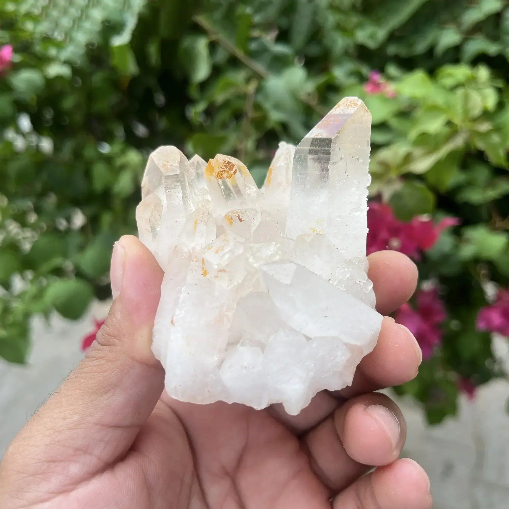 Natural Himalayan White Quartz Cluster 185g Himalayan Quartz