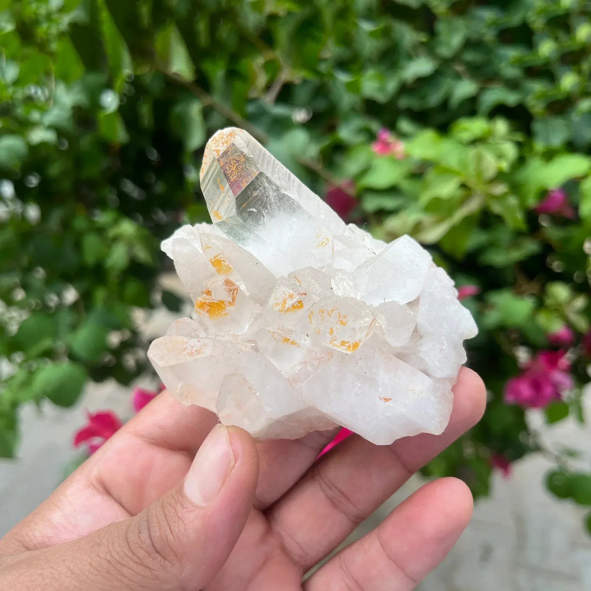 Natural Himalayan White Quartz Cluster 185g Himalayan Quartz