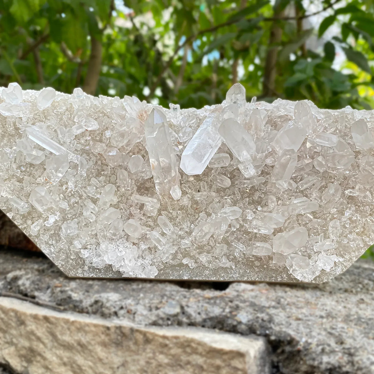 Natural Himalayan White Quartz Cluster 910g Himalayan Quartz