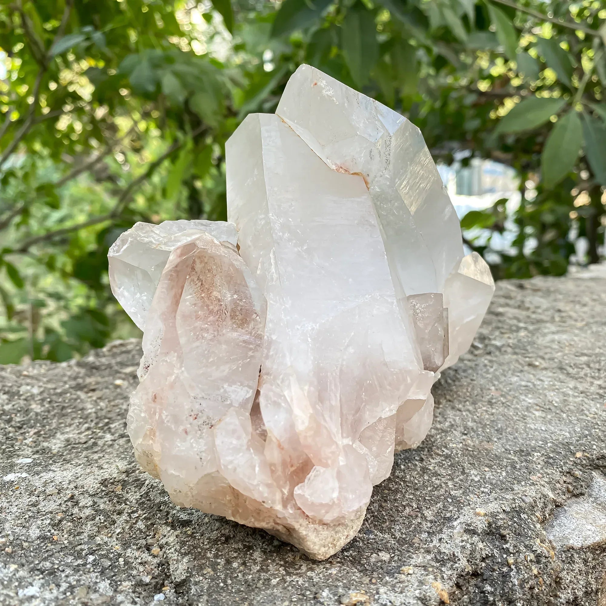 Natural Himalayan White Quartz Cluster 1640g Himalayan Quartz