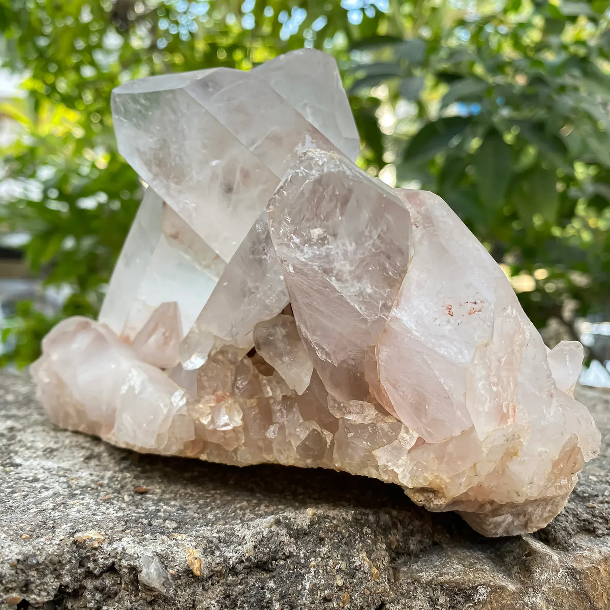 Natural Himalayan White Quartz Cluster 1640g Himalayan Quartz