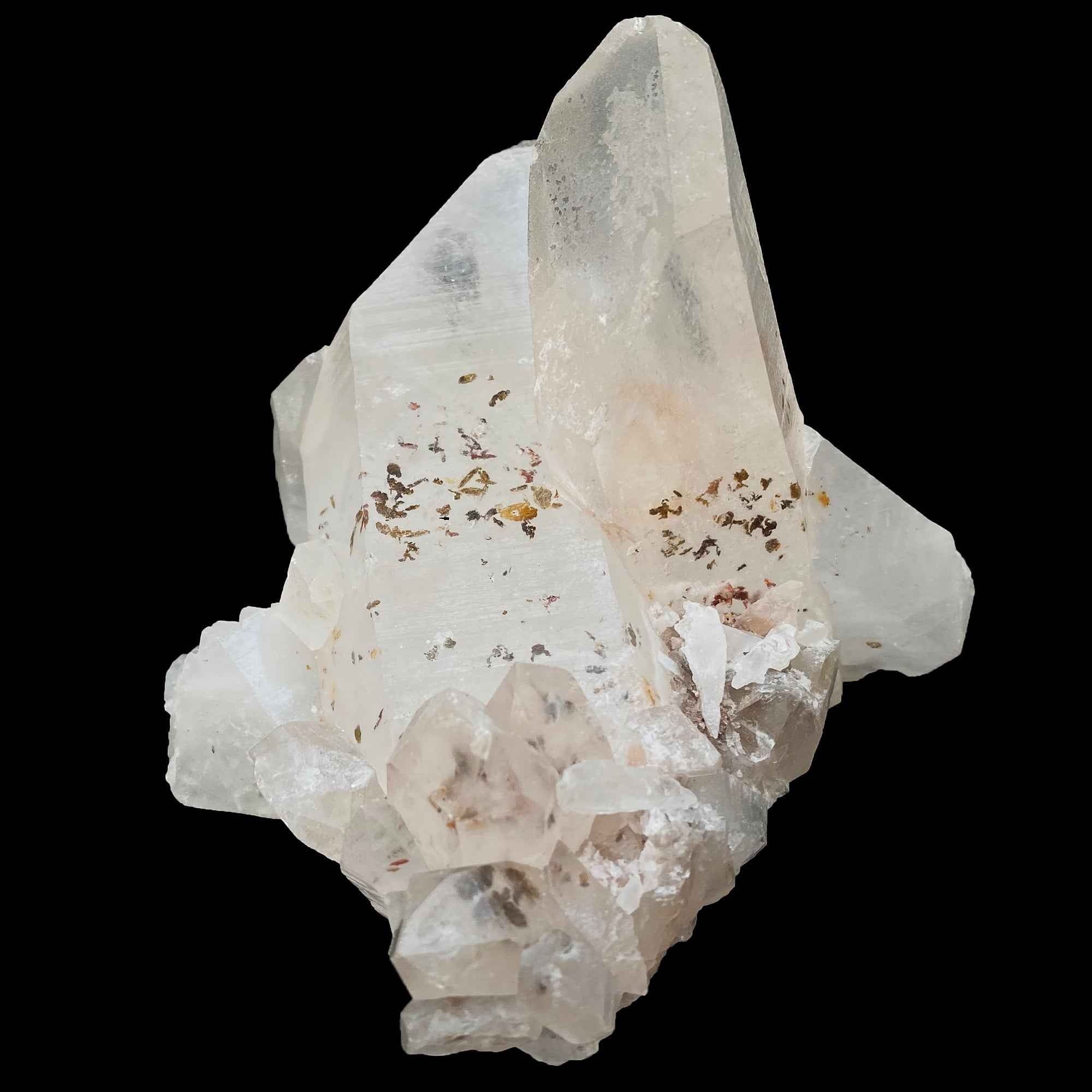 Natural Himalayan White Quartz Cluster 790g