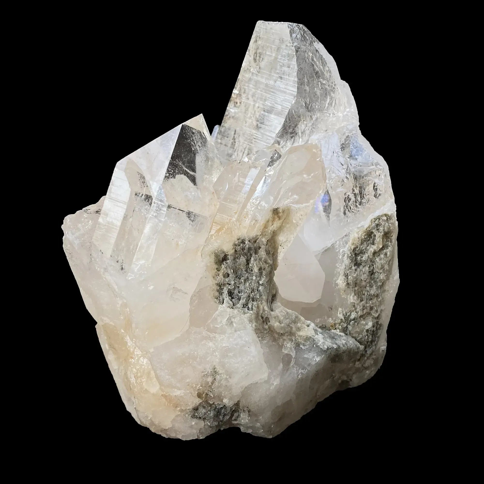 Natural Himalayan White Quartz Cluster 990g Himalayan Quartz