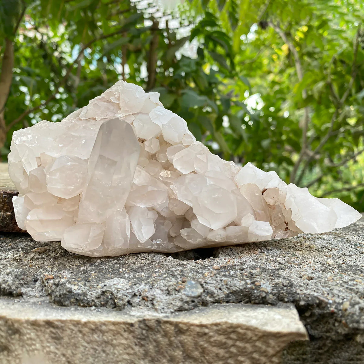 Natural Himalayan White Quartz Cluster 530g Himalayan Quartz