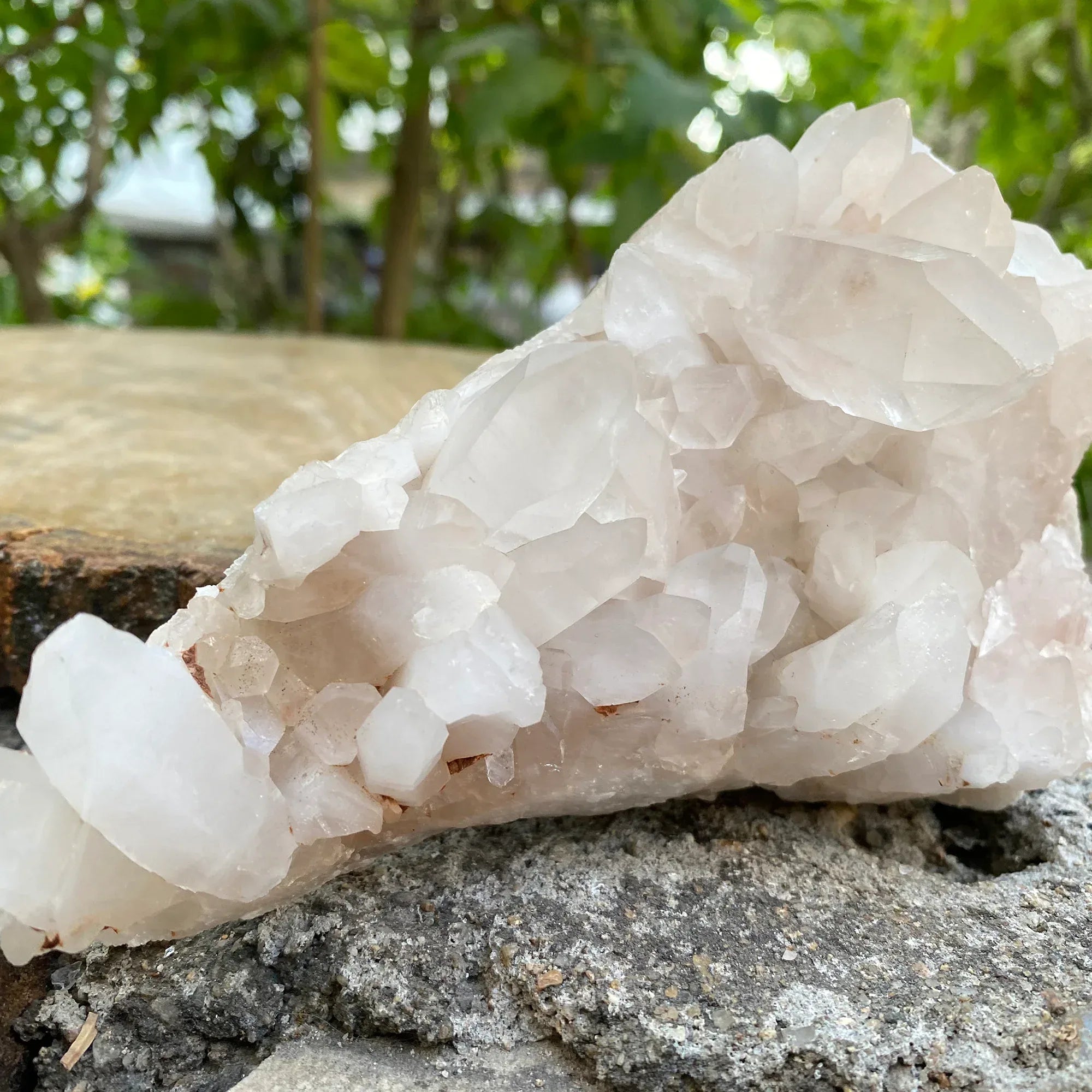 Natural Himalayan White Quartz Cluster 530g Himalayan Quartz
