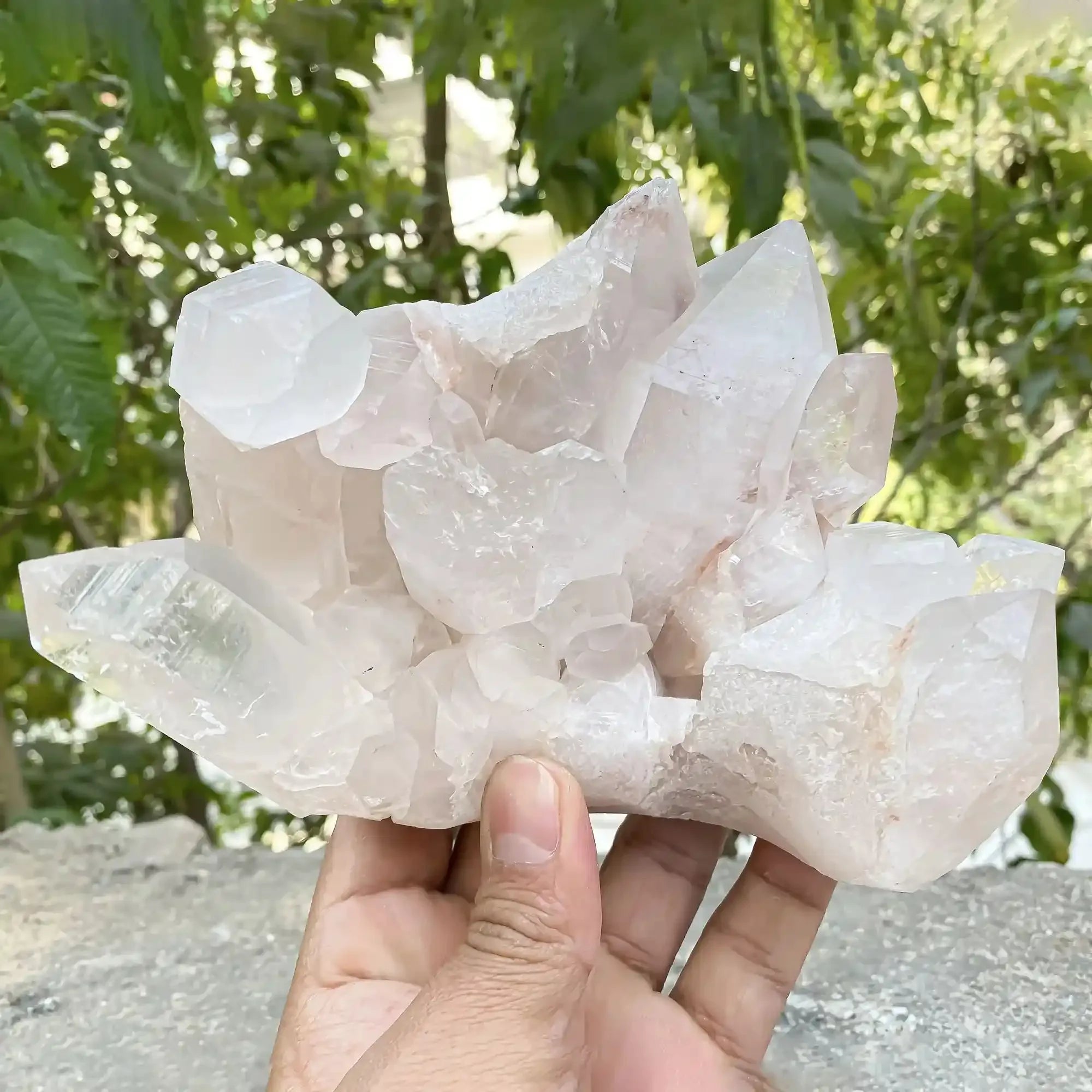 Natural Himalayan Pink Quartz 1200g Himalayan Quartz