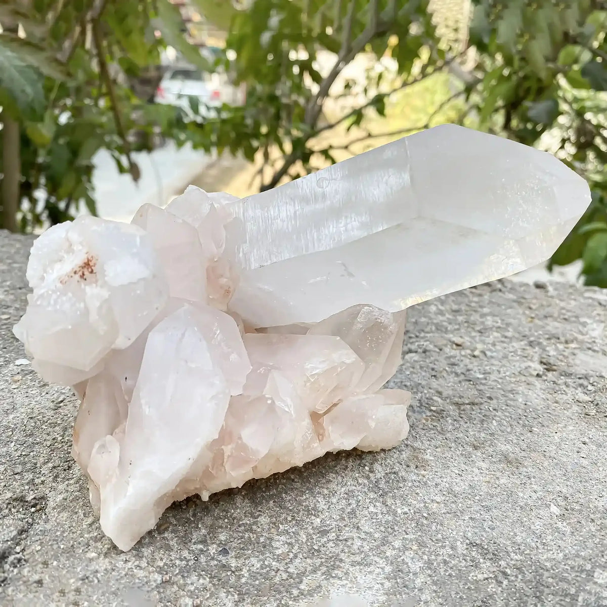 Natural Himalayan Pink Quartz 910g Himalayan Quartz