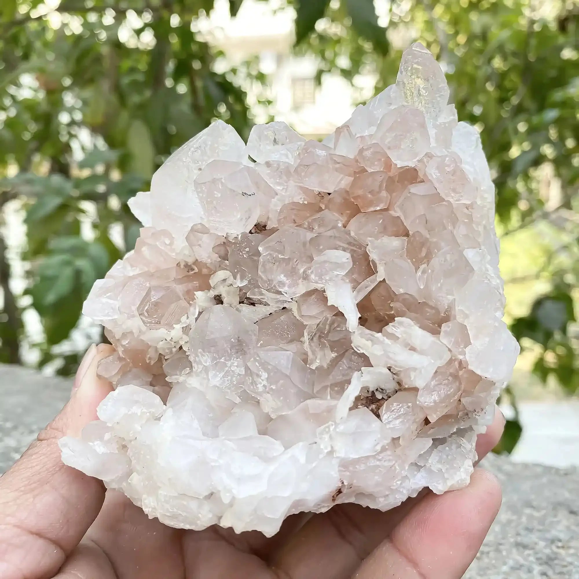 Natural Himalayan Pink Quartz 945g Himalayan Quartz