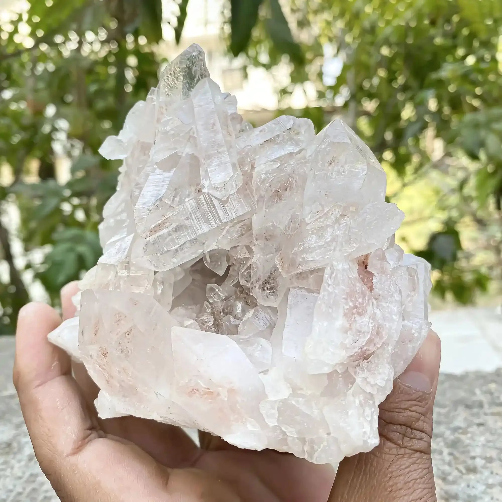 Natural Himalayan Pink Quartz 945g Himalayan Quartz