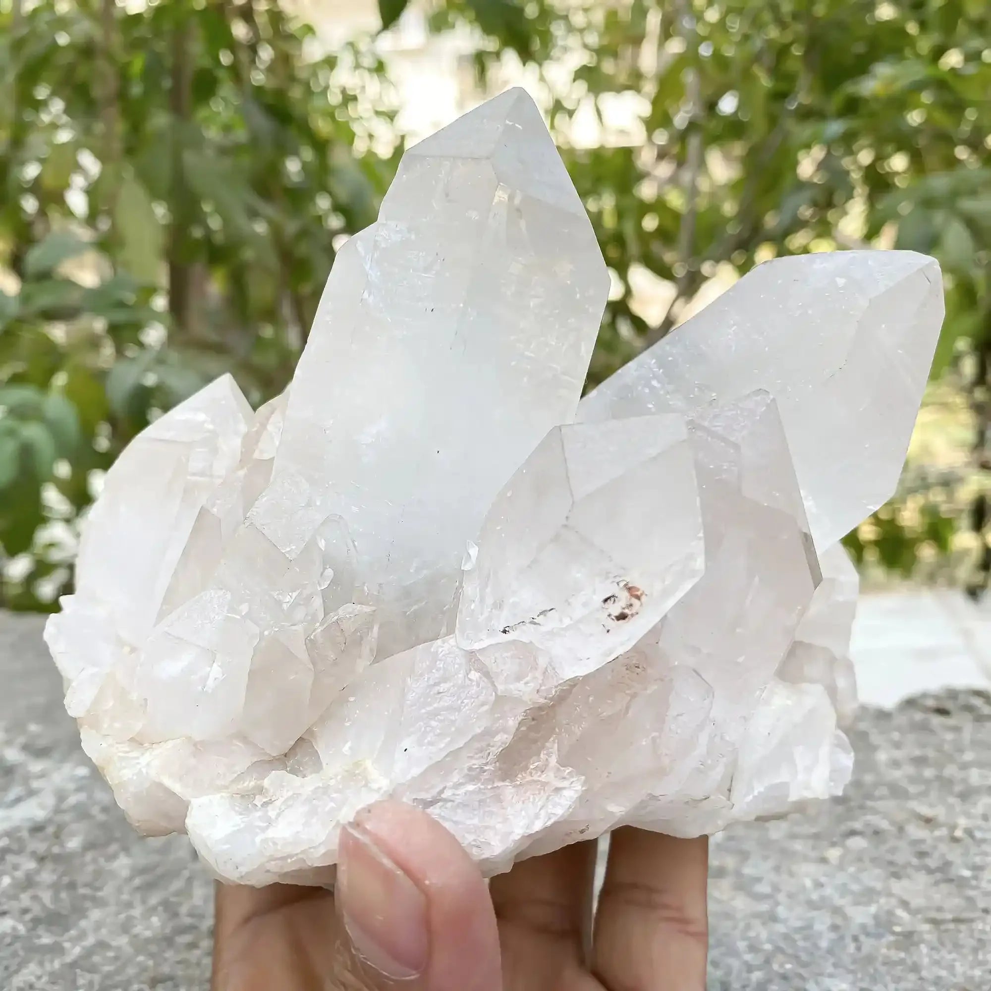 Natural Himalayan Pink Quartz with White 1440g Himalayan Quartz