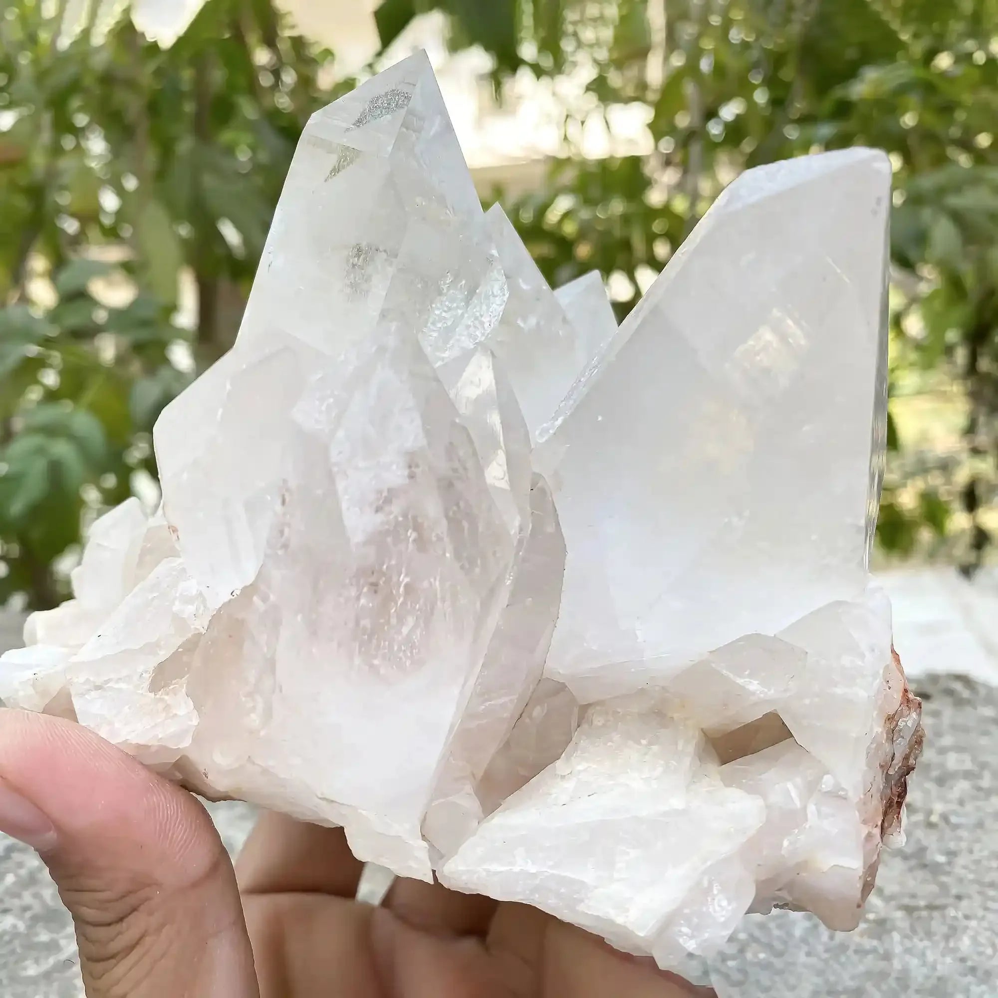 Natural Himalayan Pink Quartz with White 1440g Himalayan Quartz