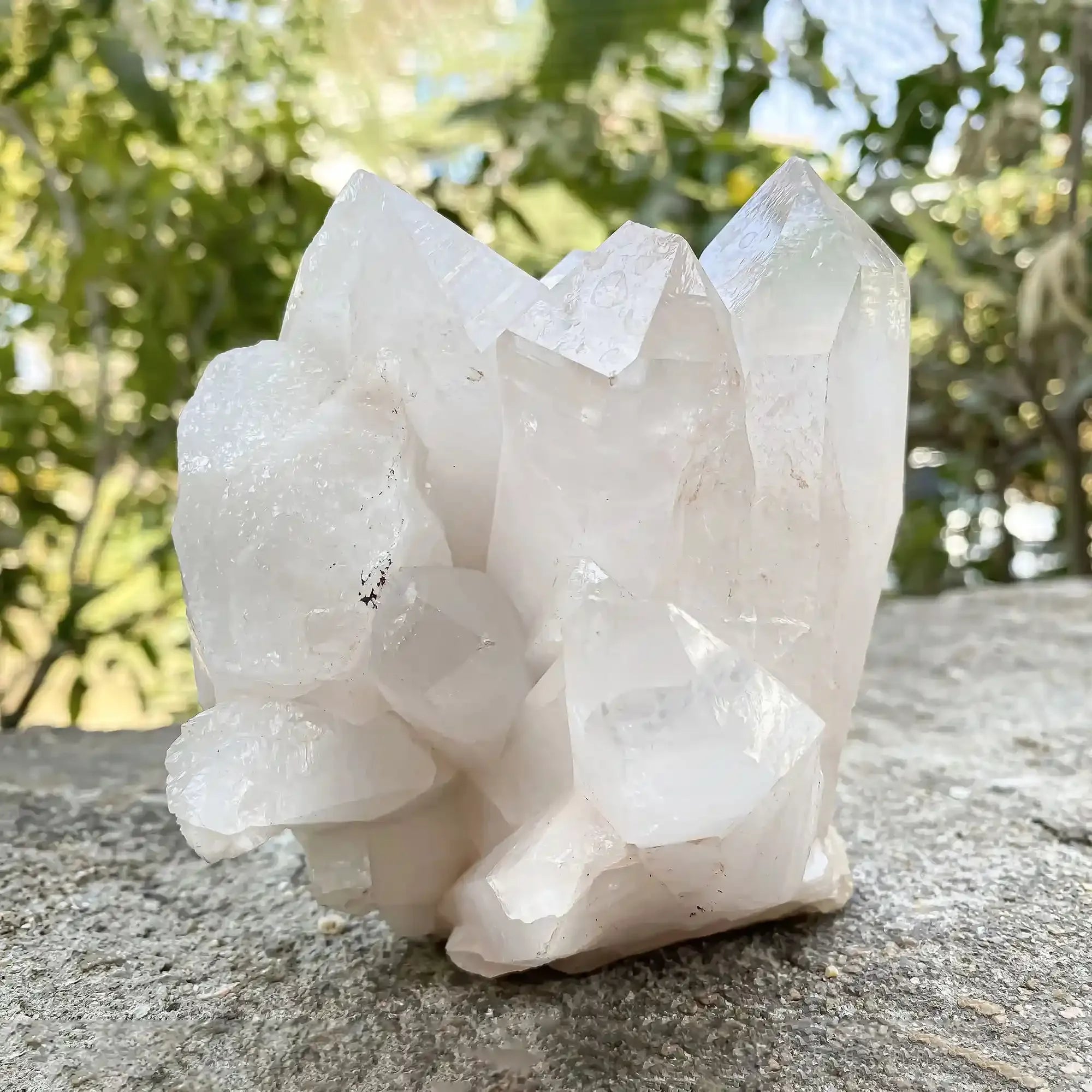 Natural Himalayan Pink Quartz 870g Himalayan Quartz