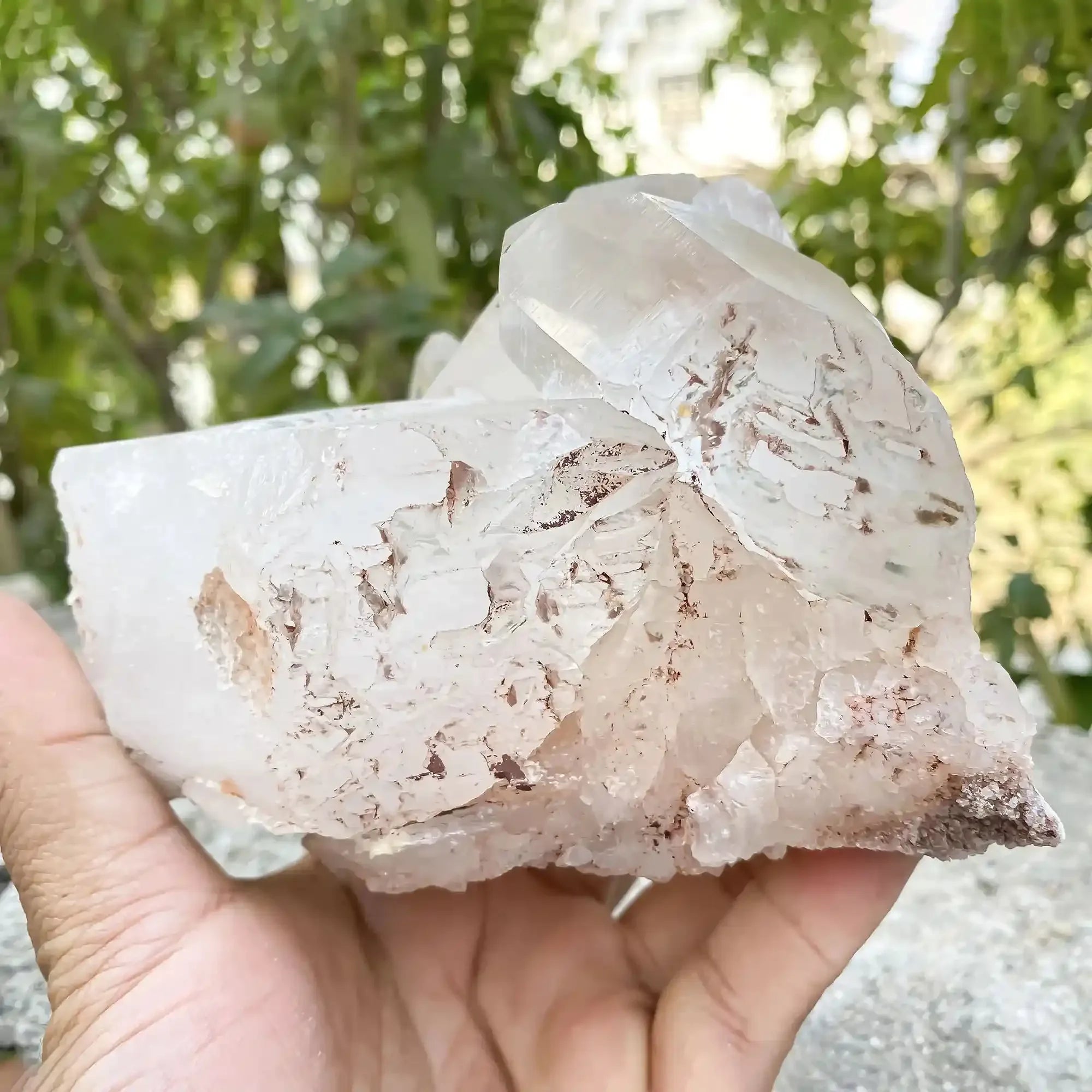 Natural Himalayan Pink Quartz 1580g Himalayan Quartz