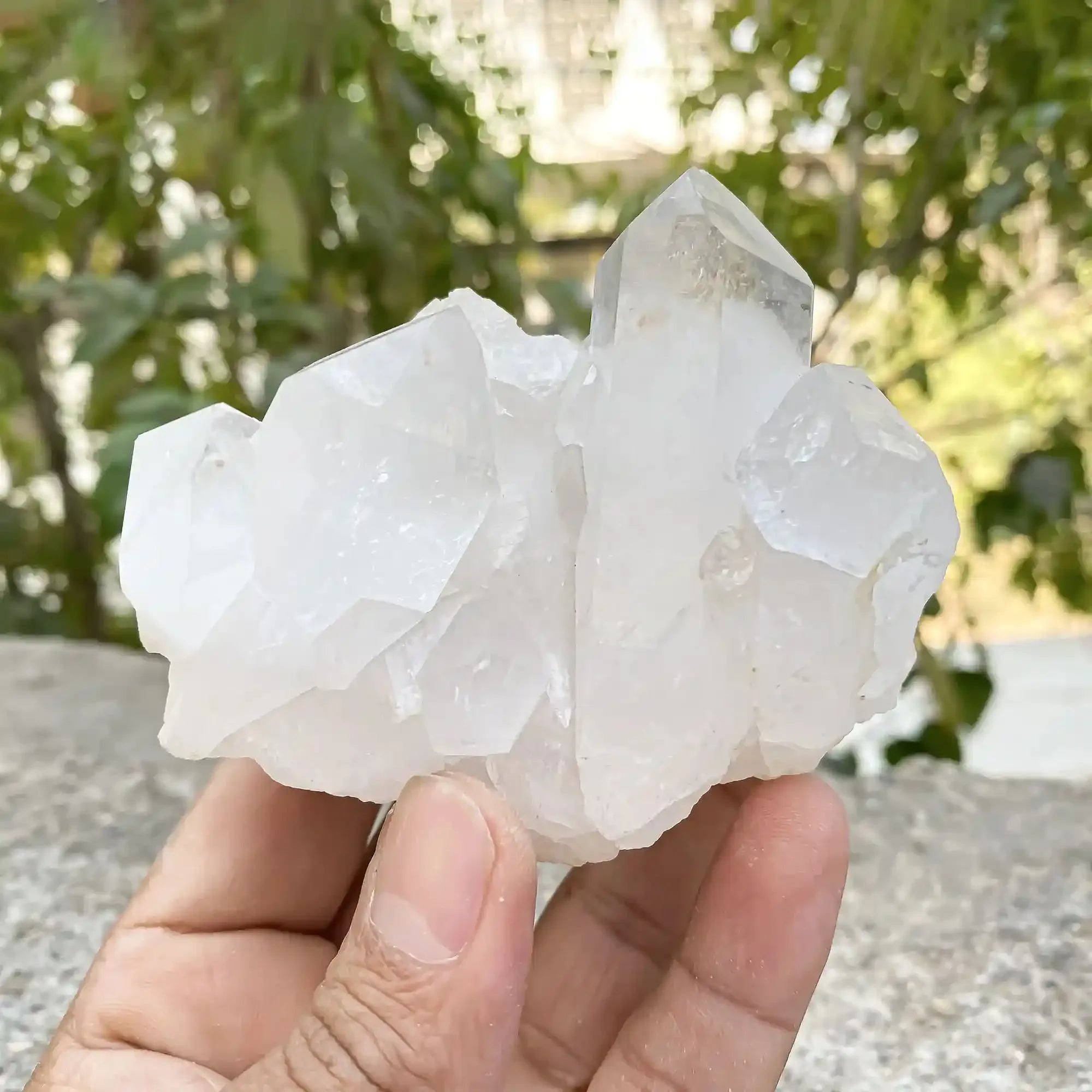 Natural Himalayan White Quartz 335g Himalayan Quartz