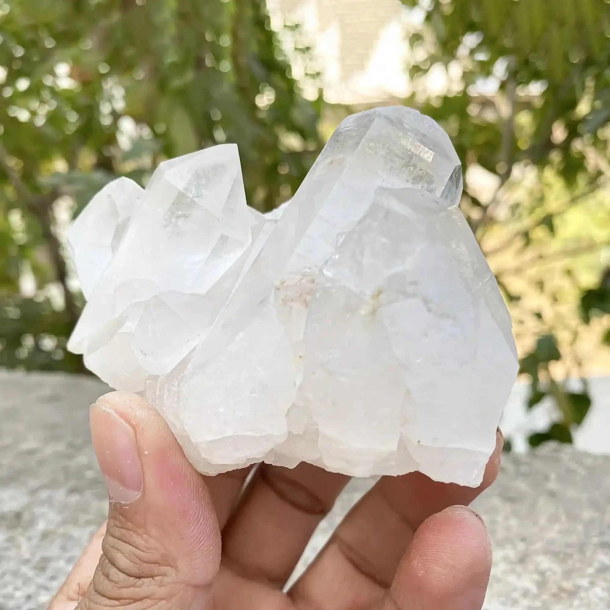 Natural Himalayan White Quartz 335g Himalayan Quartz