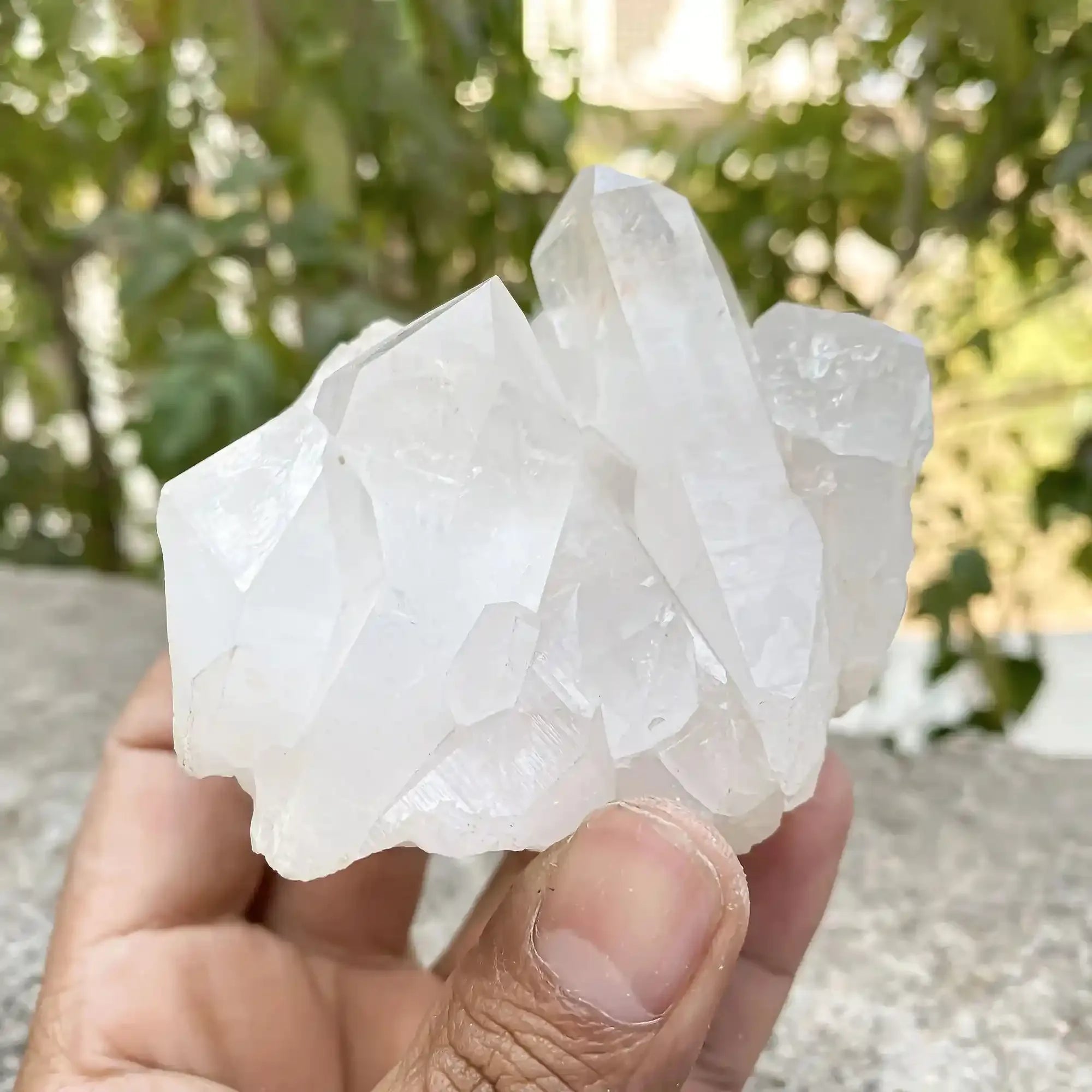 Natural Himalayan White Quartz 335g Himalayan Quartz