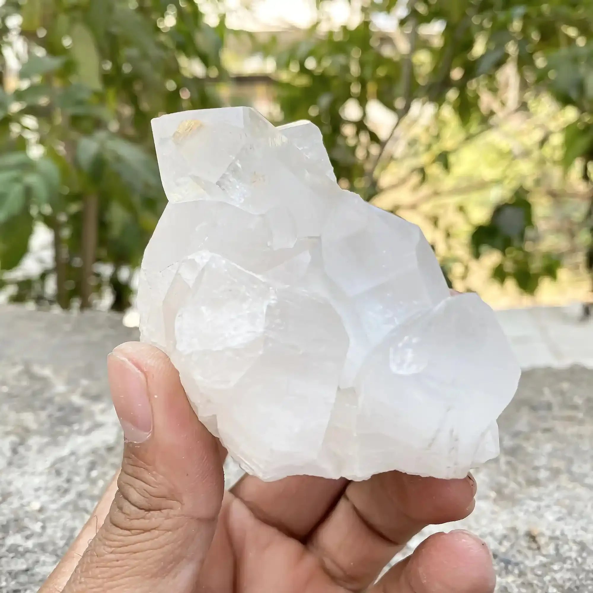Natural Himalayan White Quartz 335g Himalayan Quartz