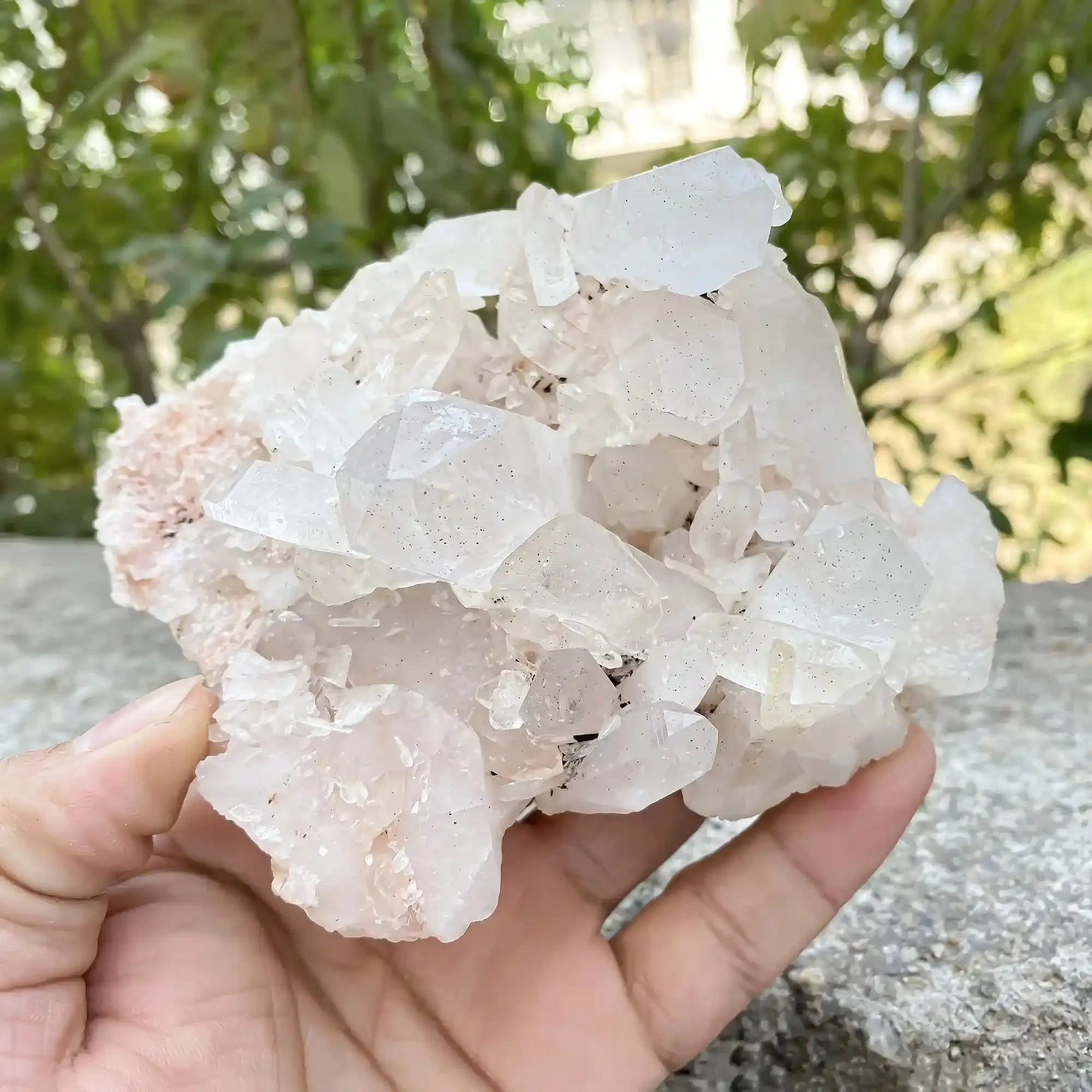Natural Himalayan Pink Quartz 430g Himalayan Quartz
