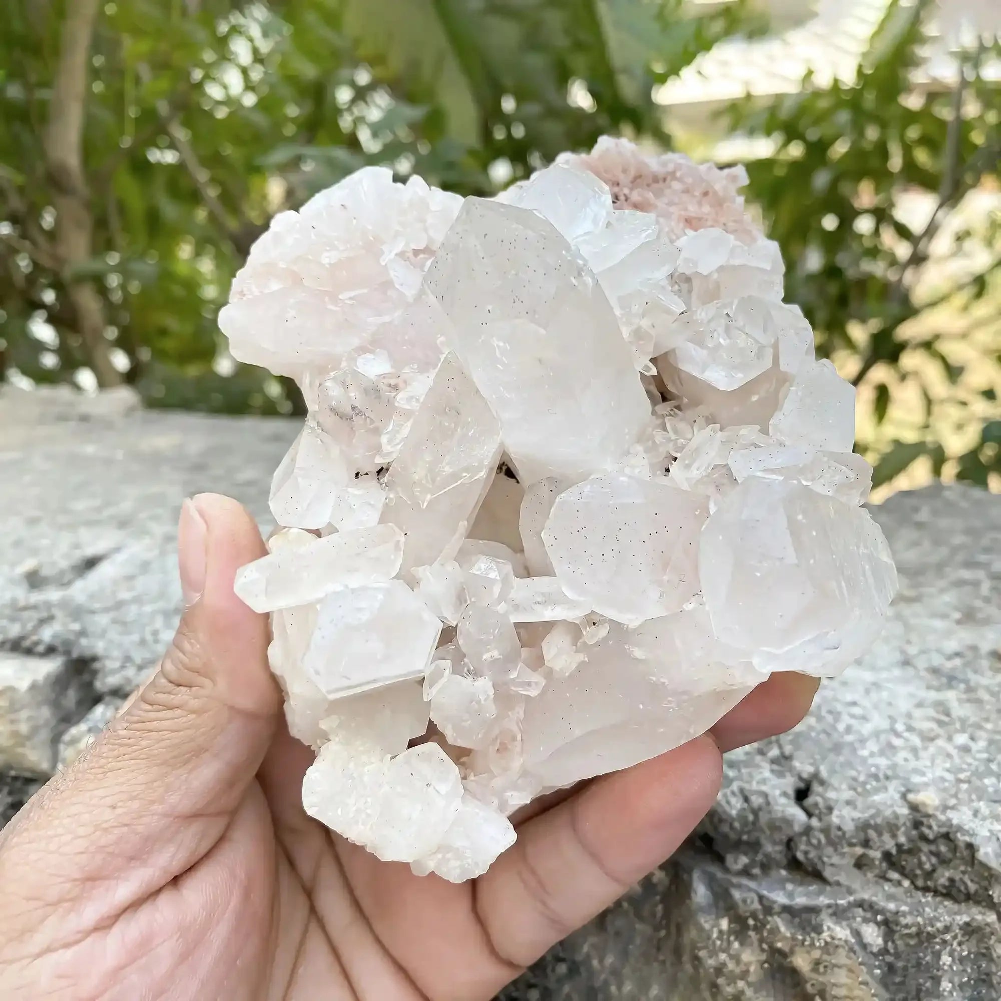 Natural Himalayan Pink Quartz 430g Himalayan Quartz